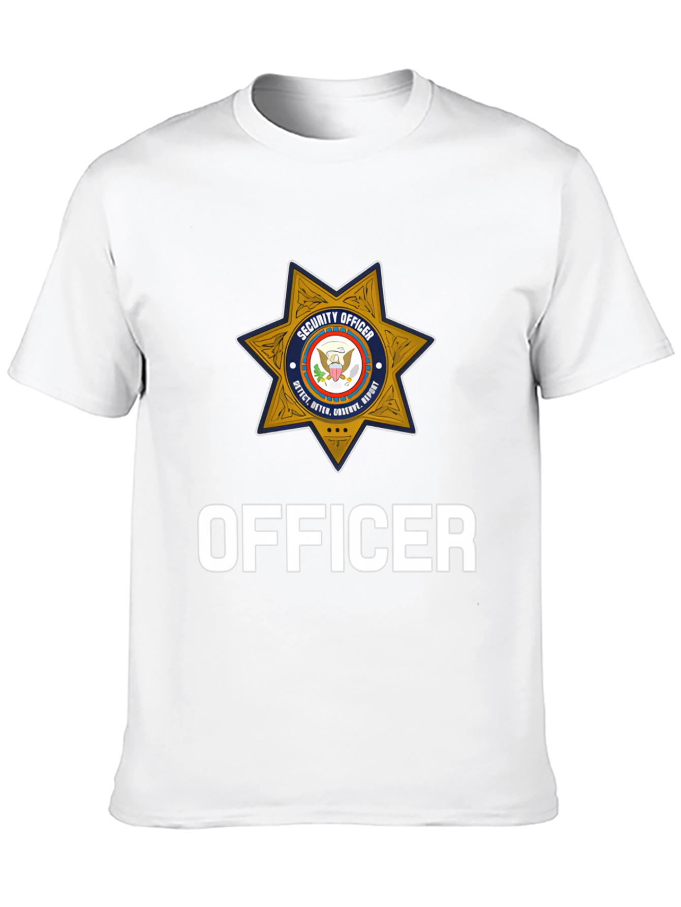 Security Officer Badge T-Shirt