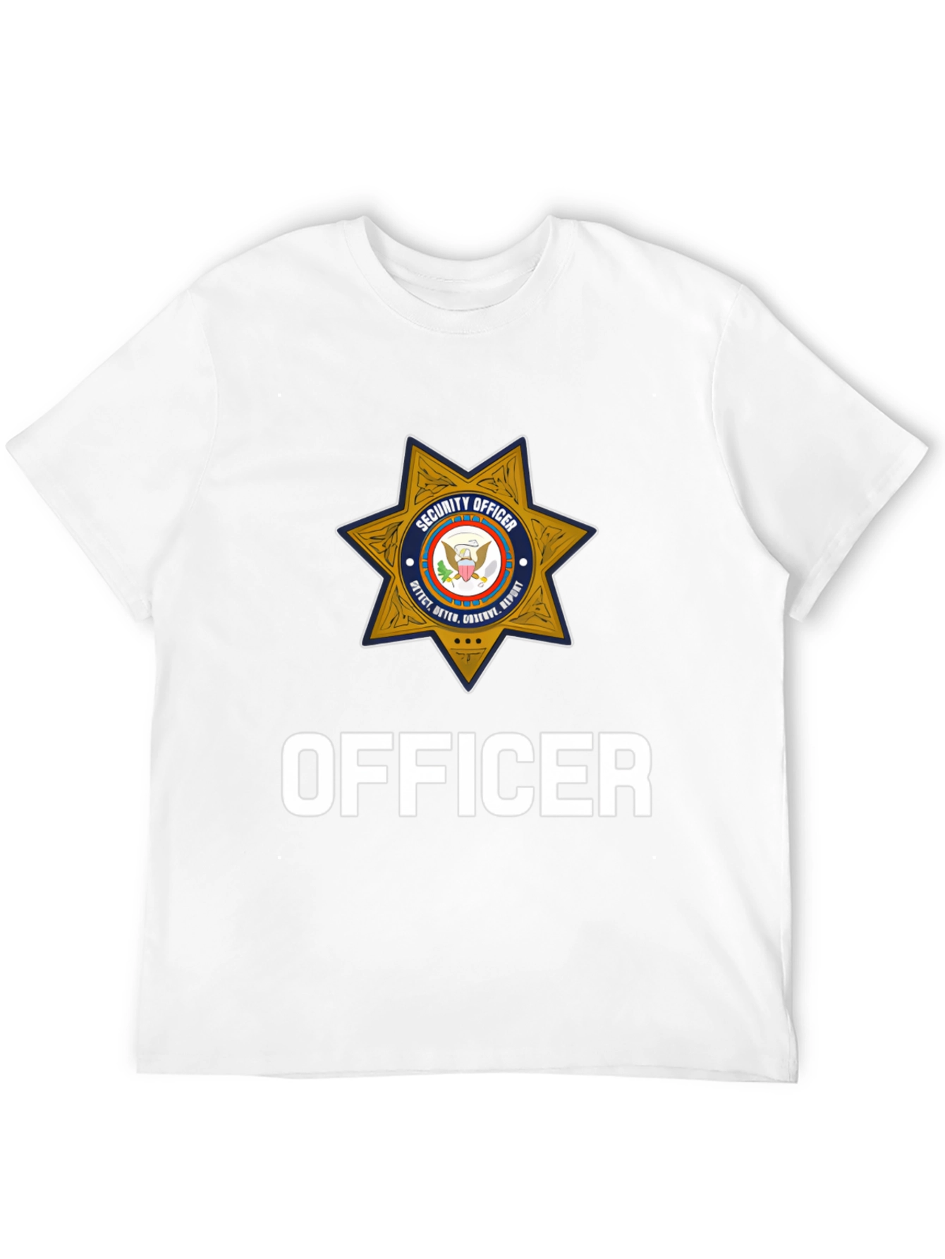 Security Officer Badge T-Shirt
