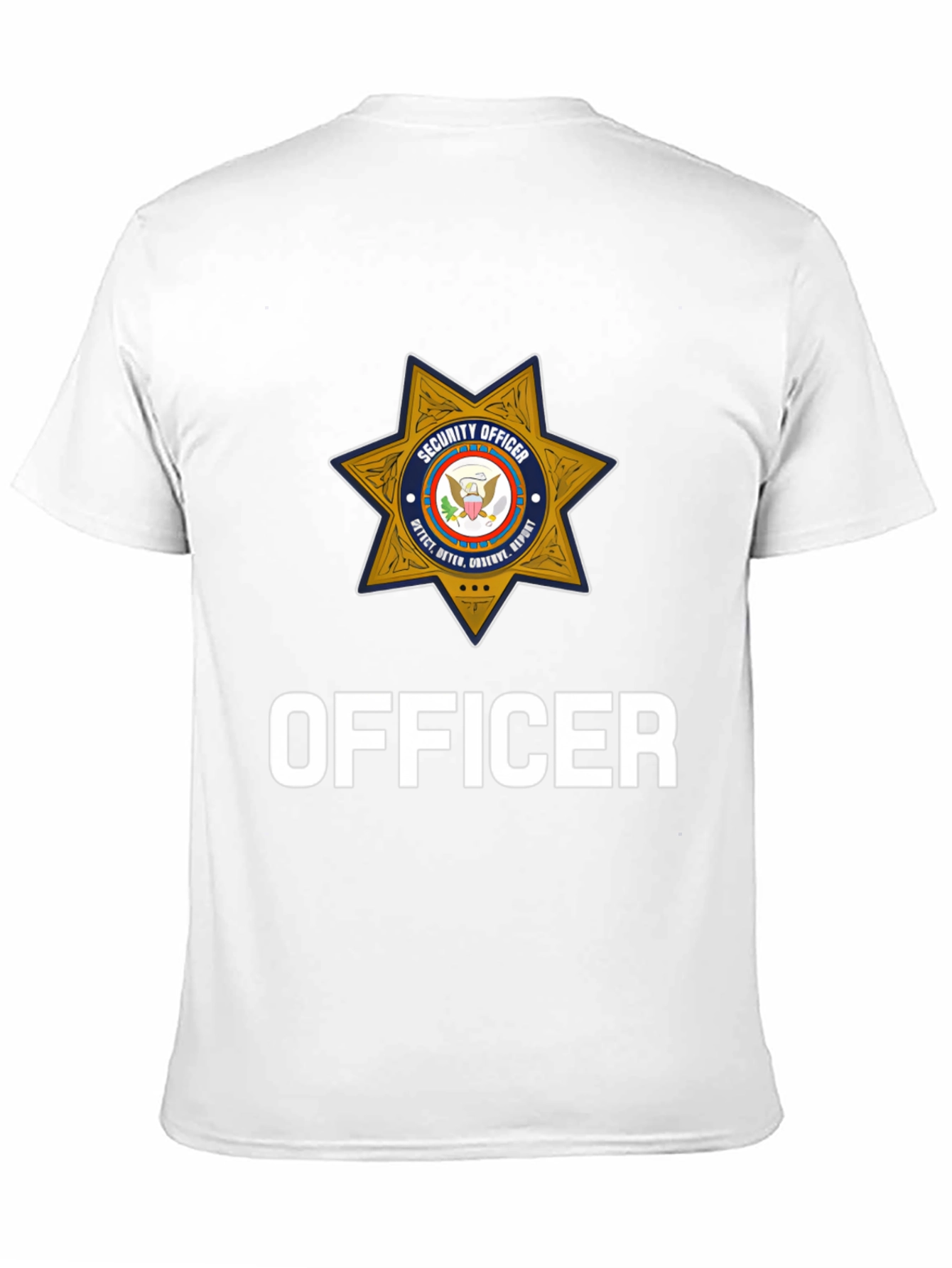 Security Officer Badge T-Shirt