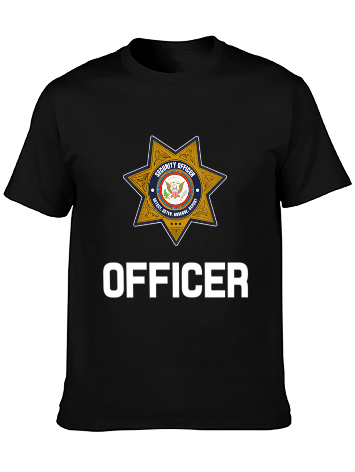 Security Officer Badge T-Shirt