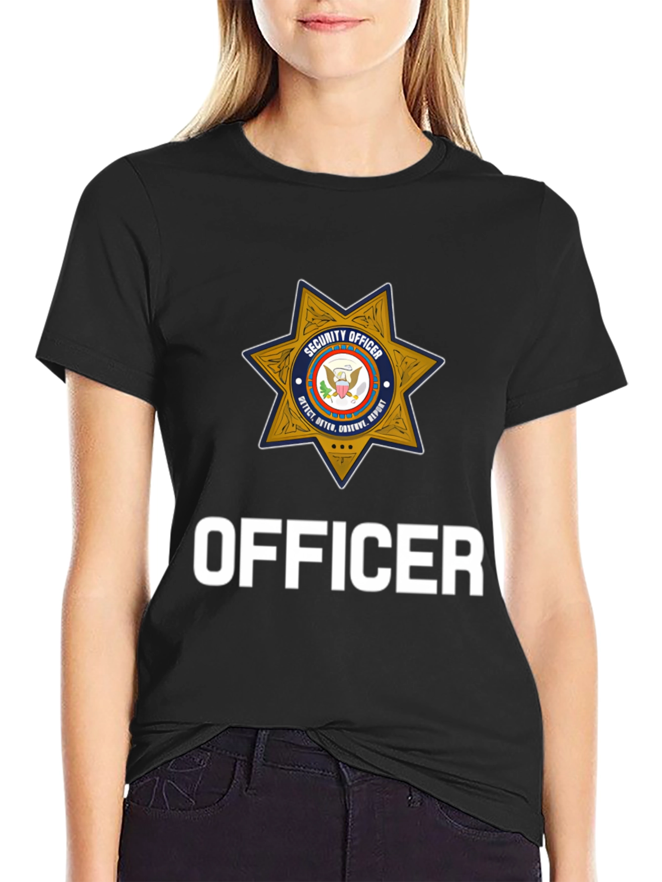 Security Officer Badge T-Shirt