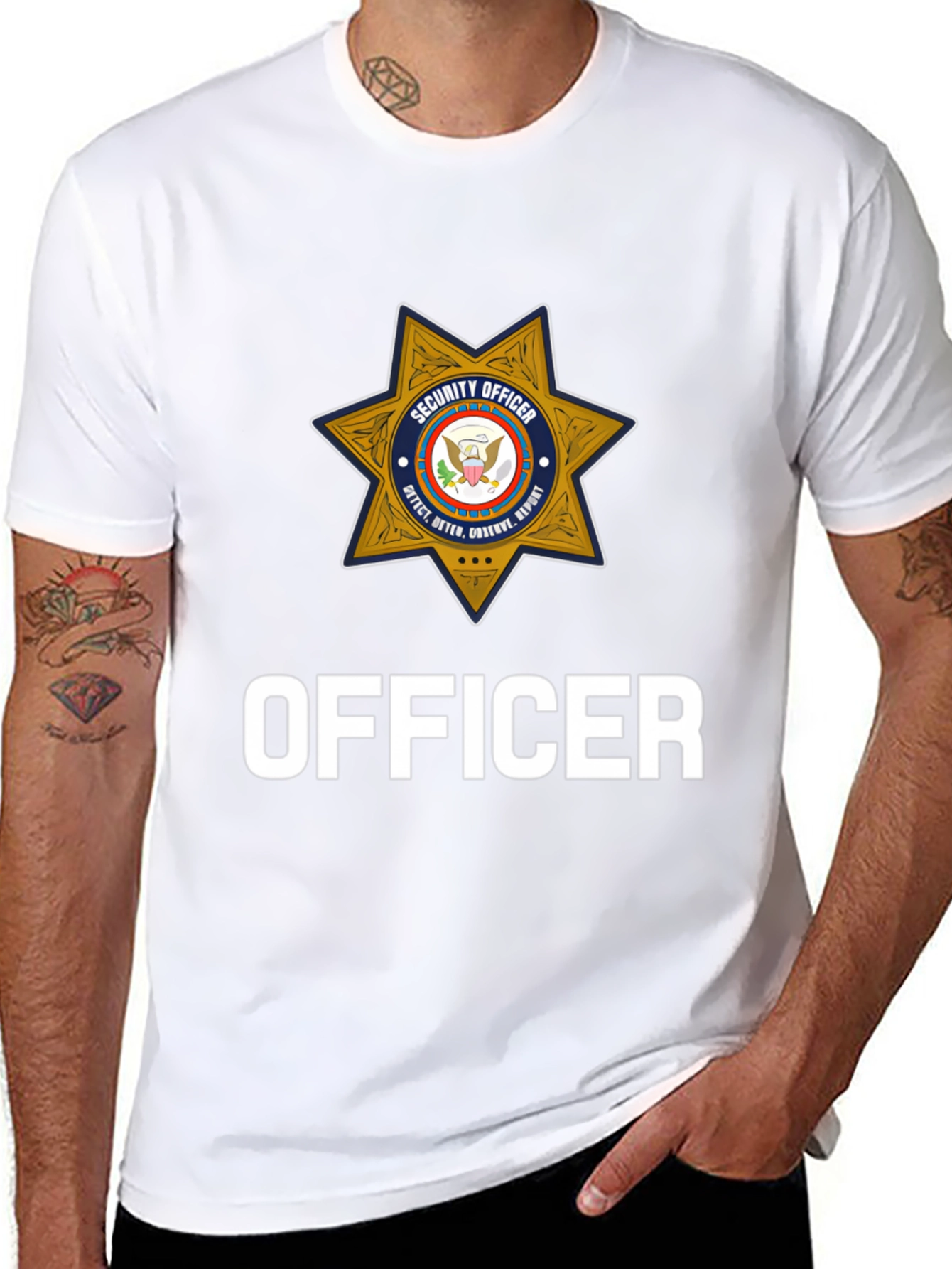 Security Officer Badge T-Shirt