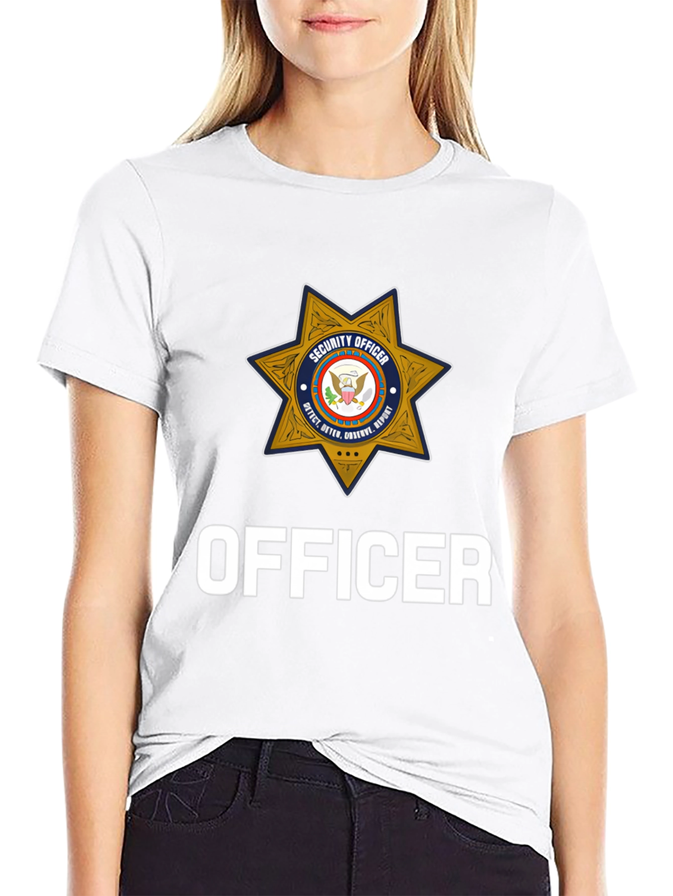 Security Officer Badge T-Shirt
