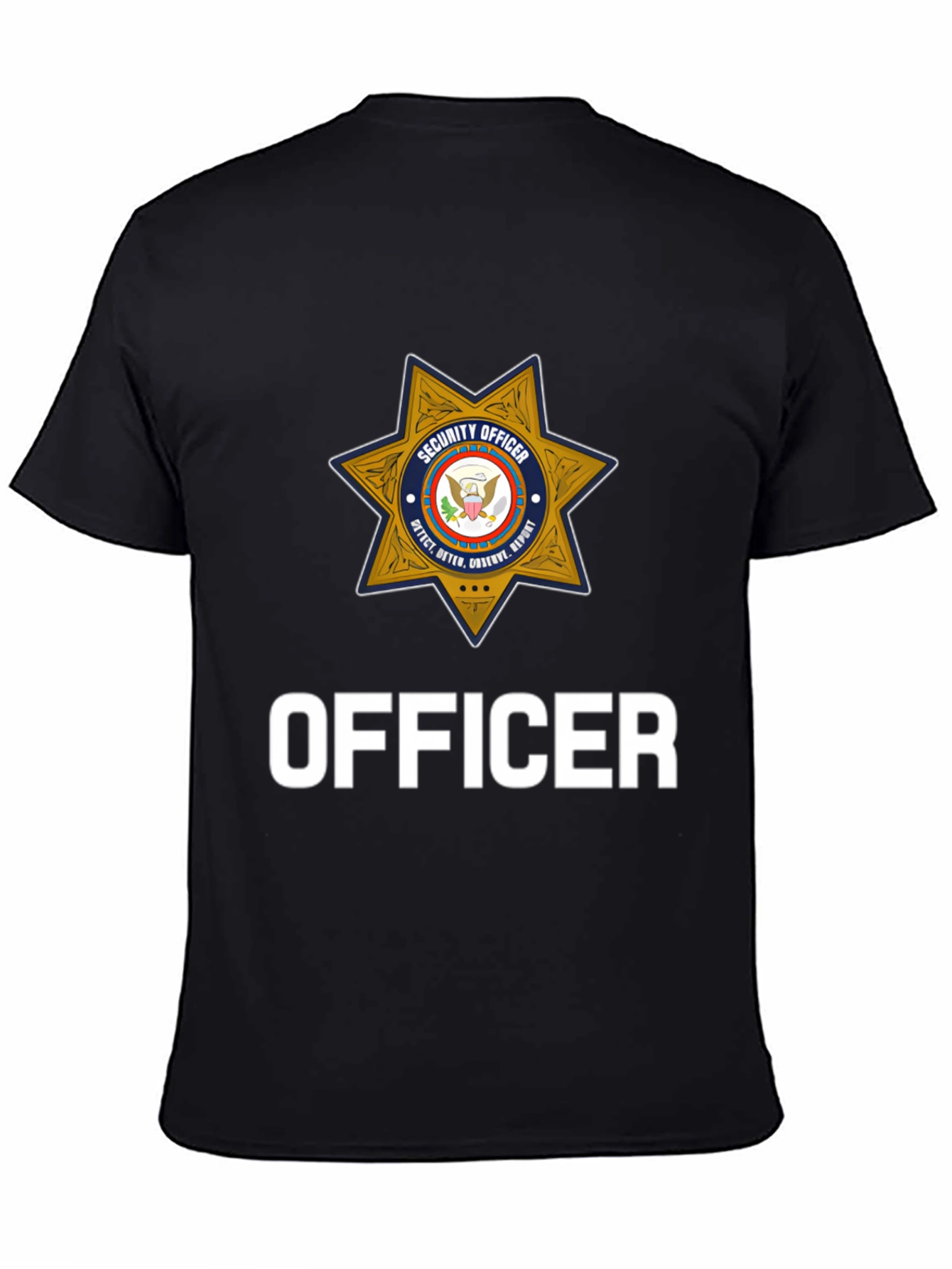 Security Officer Badge T-Shirt