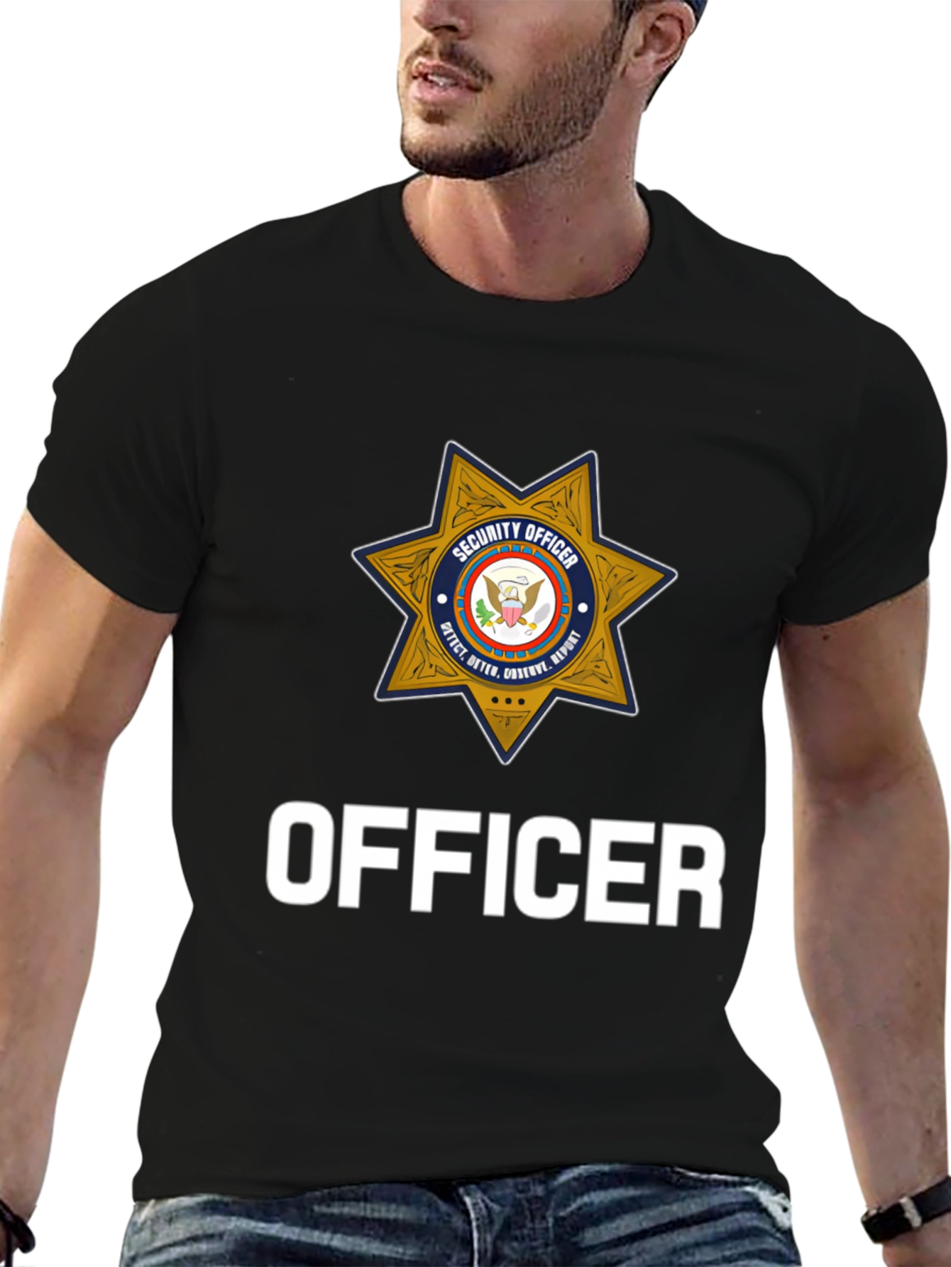 Security Officer Badge T-Shirt