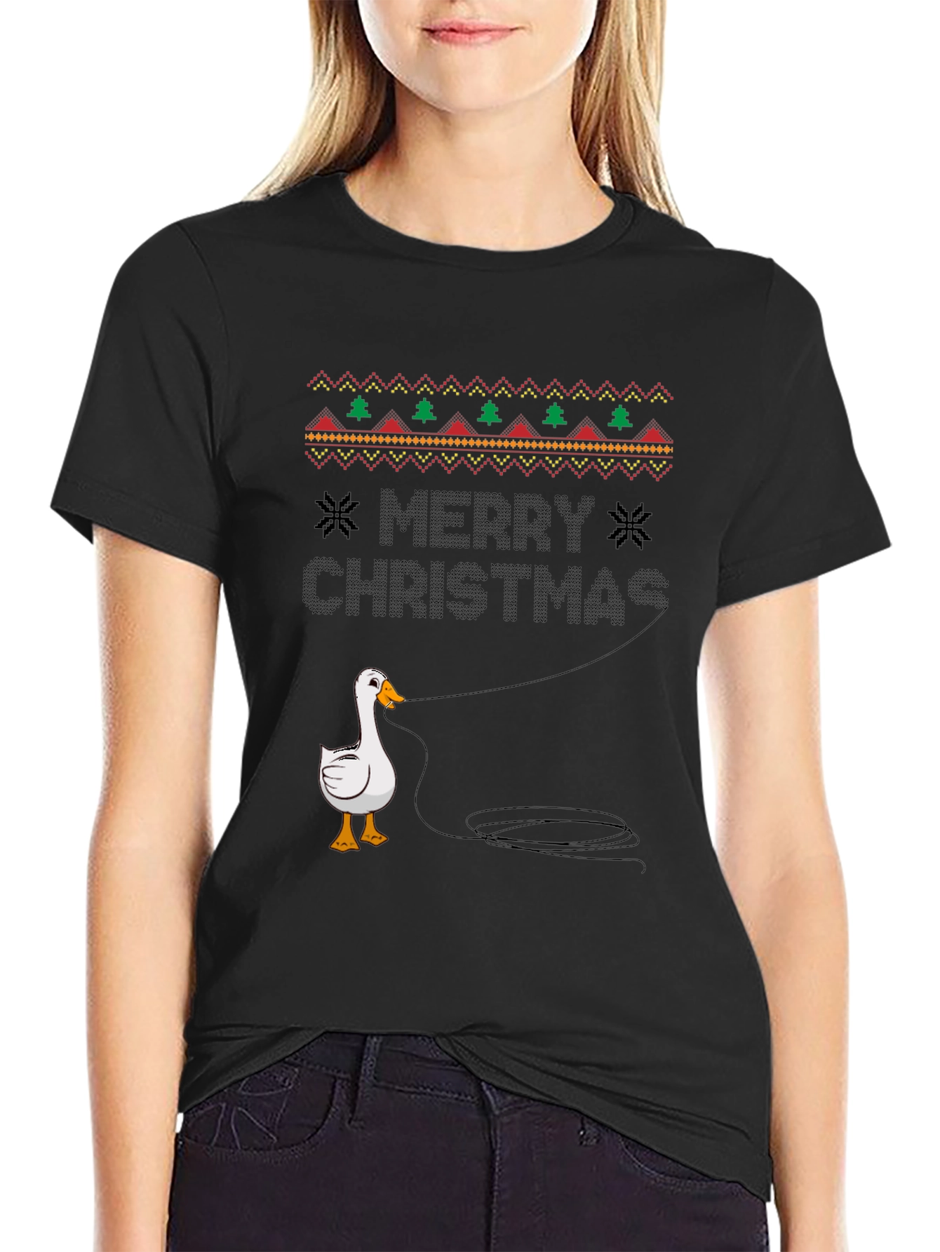 Merry Christmas Goose T-Shirt