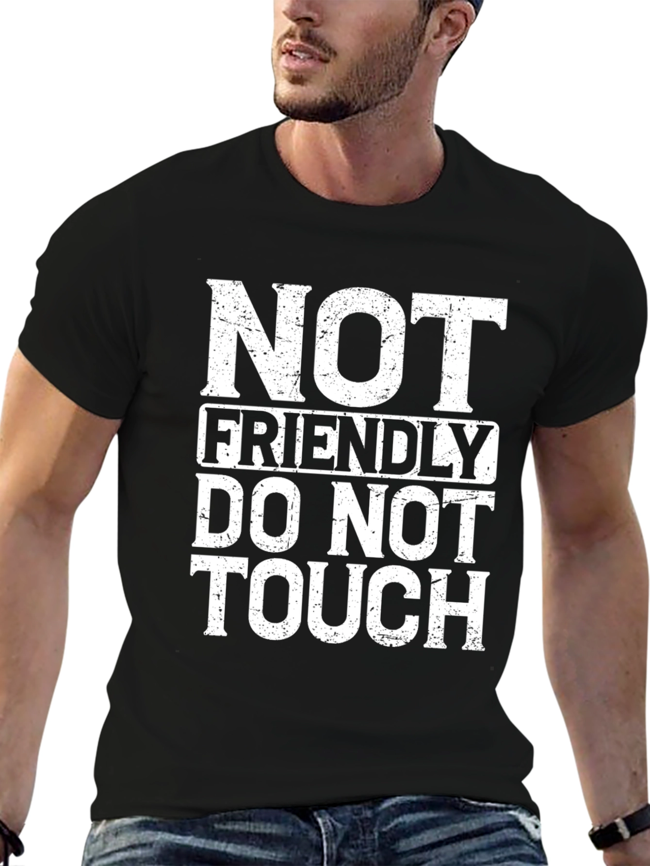Not Friendly - Do Not Touch Graphic Tee