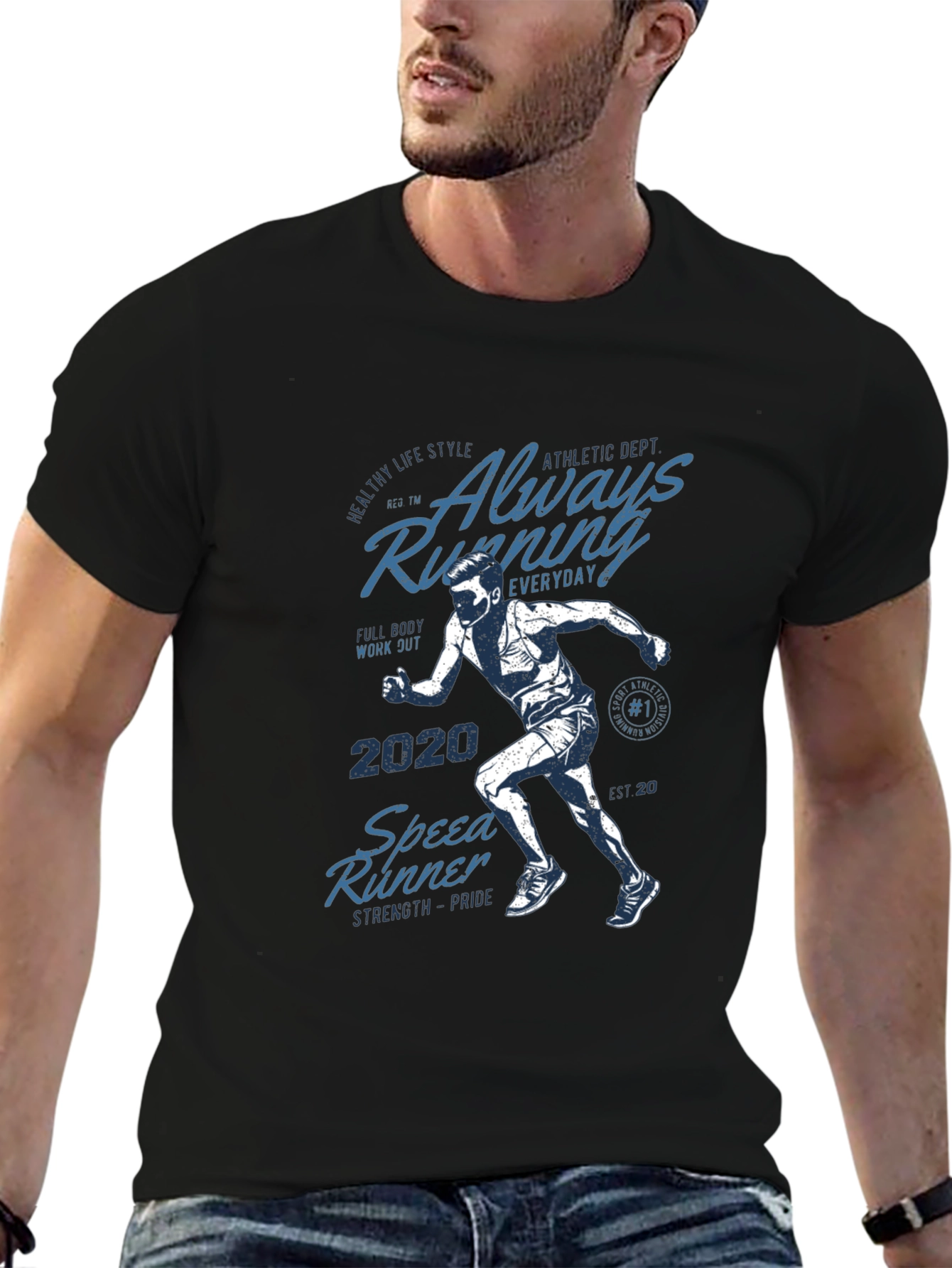 Always Running Everyday Graphic Tee