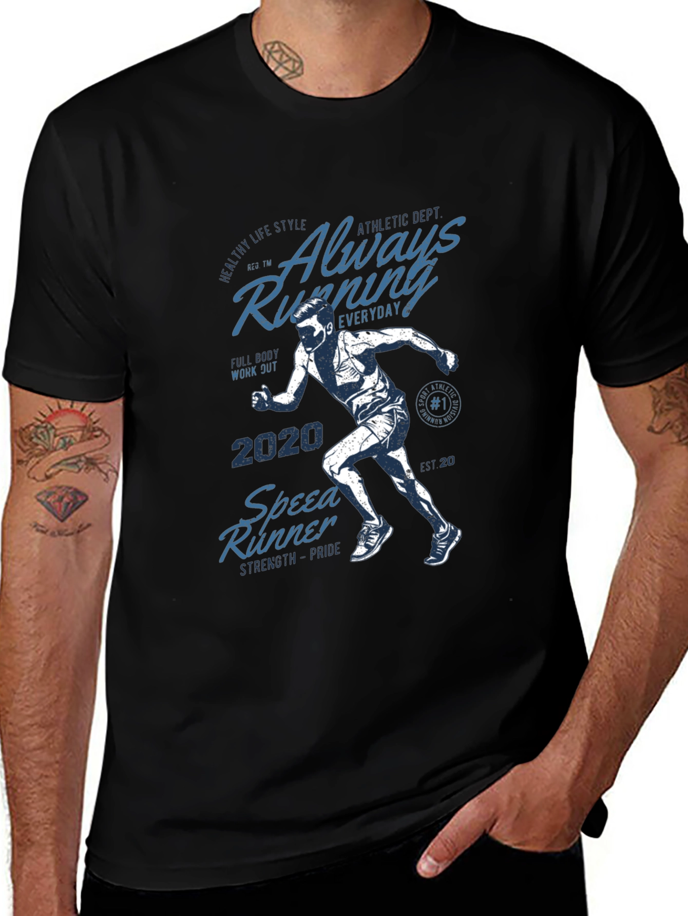 Always Running Everyday Graphic Tee