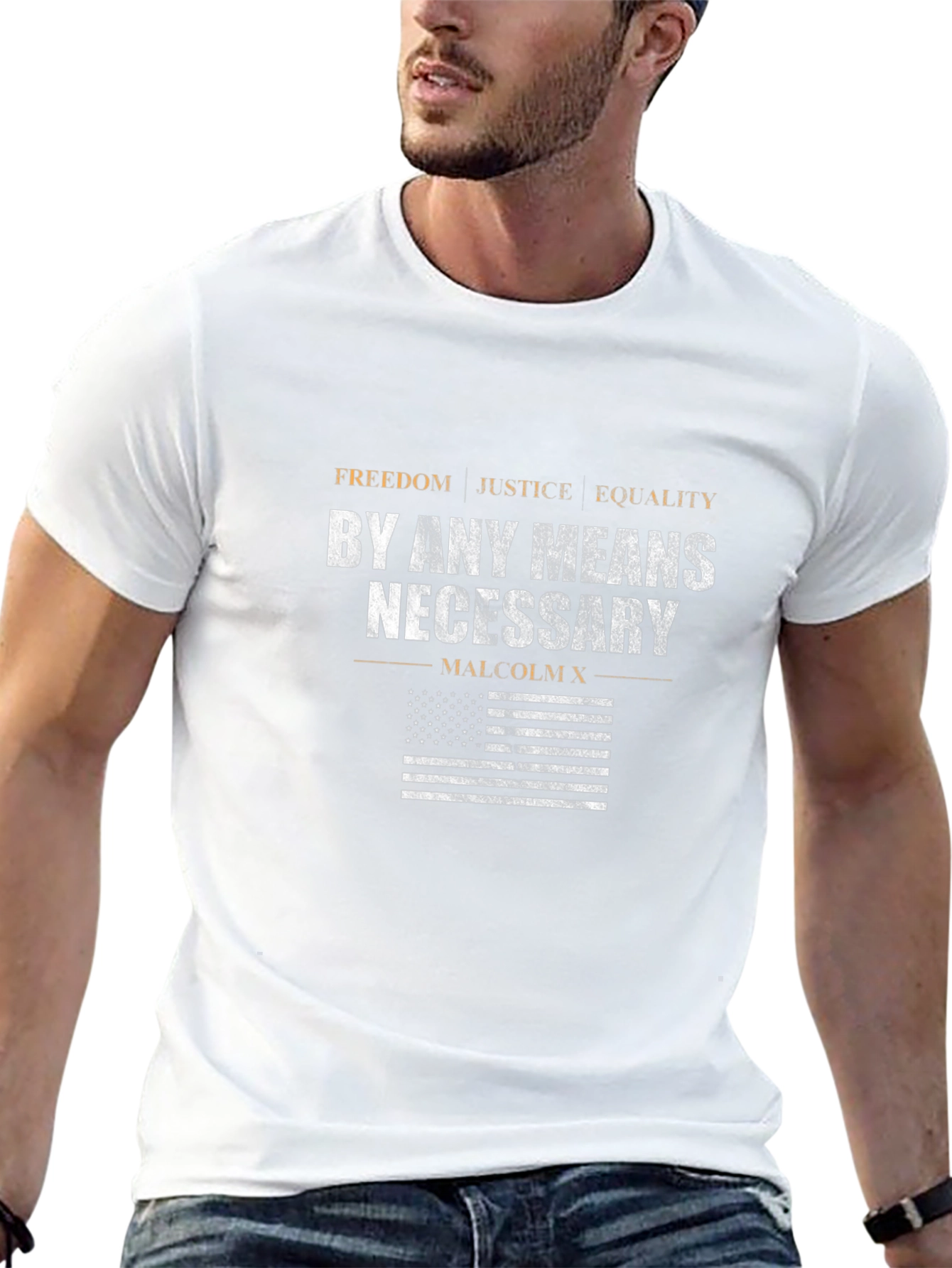 Malcolm X By Any Means Necessary T-Shirt