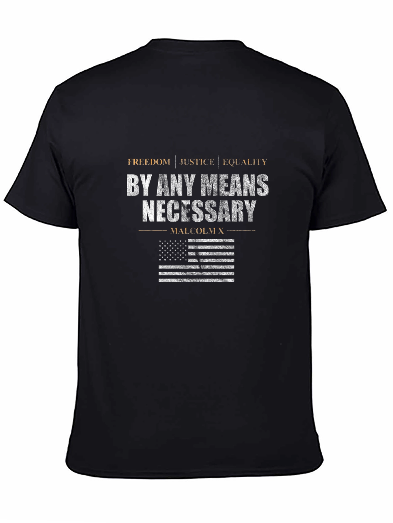 Malcolm X By Any Means Necessary T-Shirt
