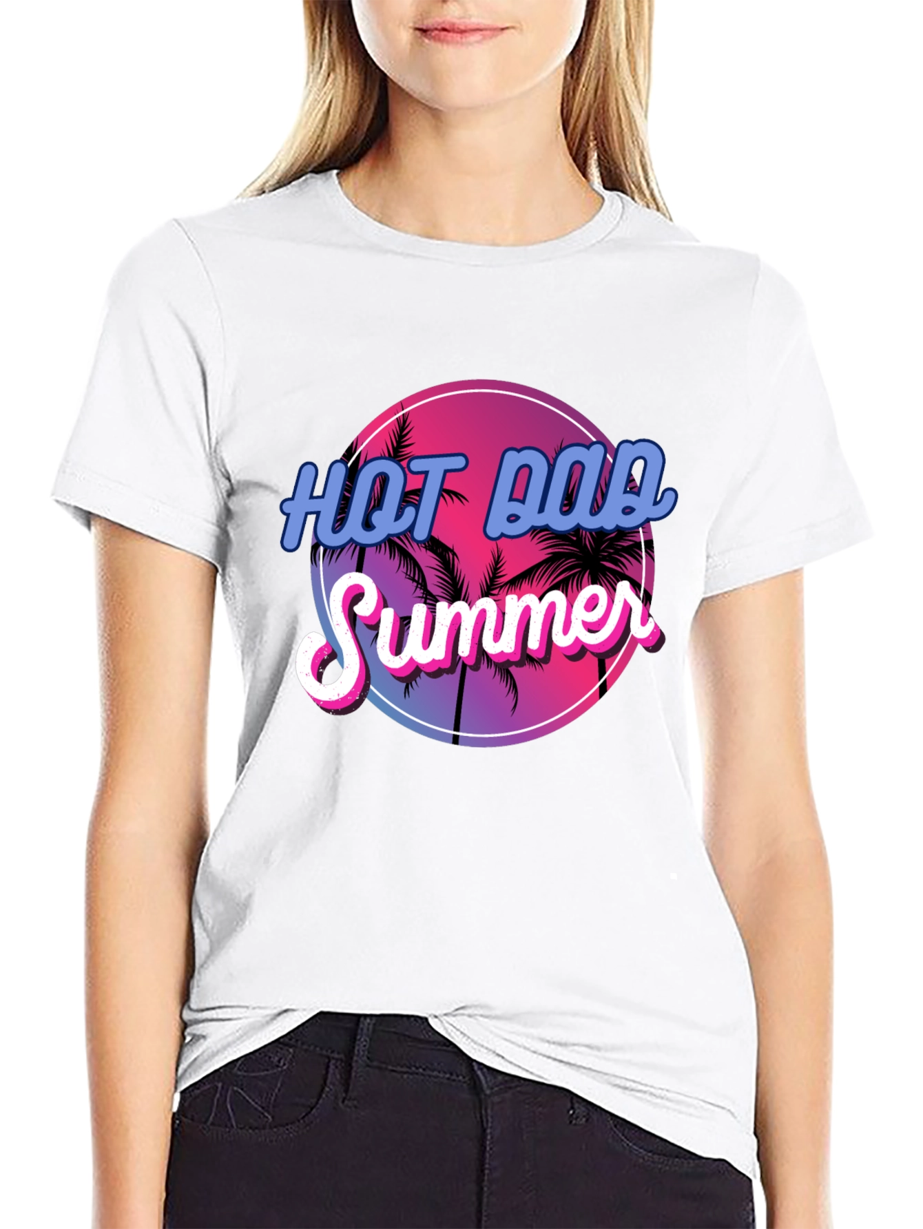 Hot Dad Summer Graphic T-Shirt