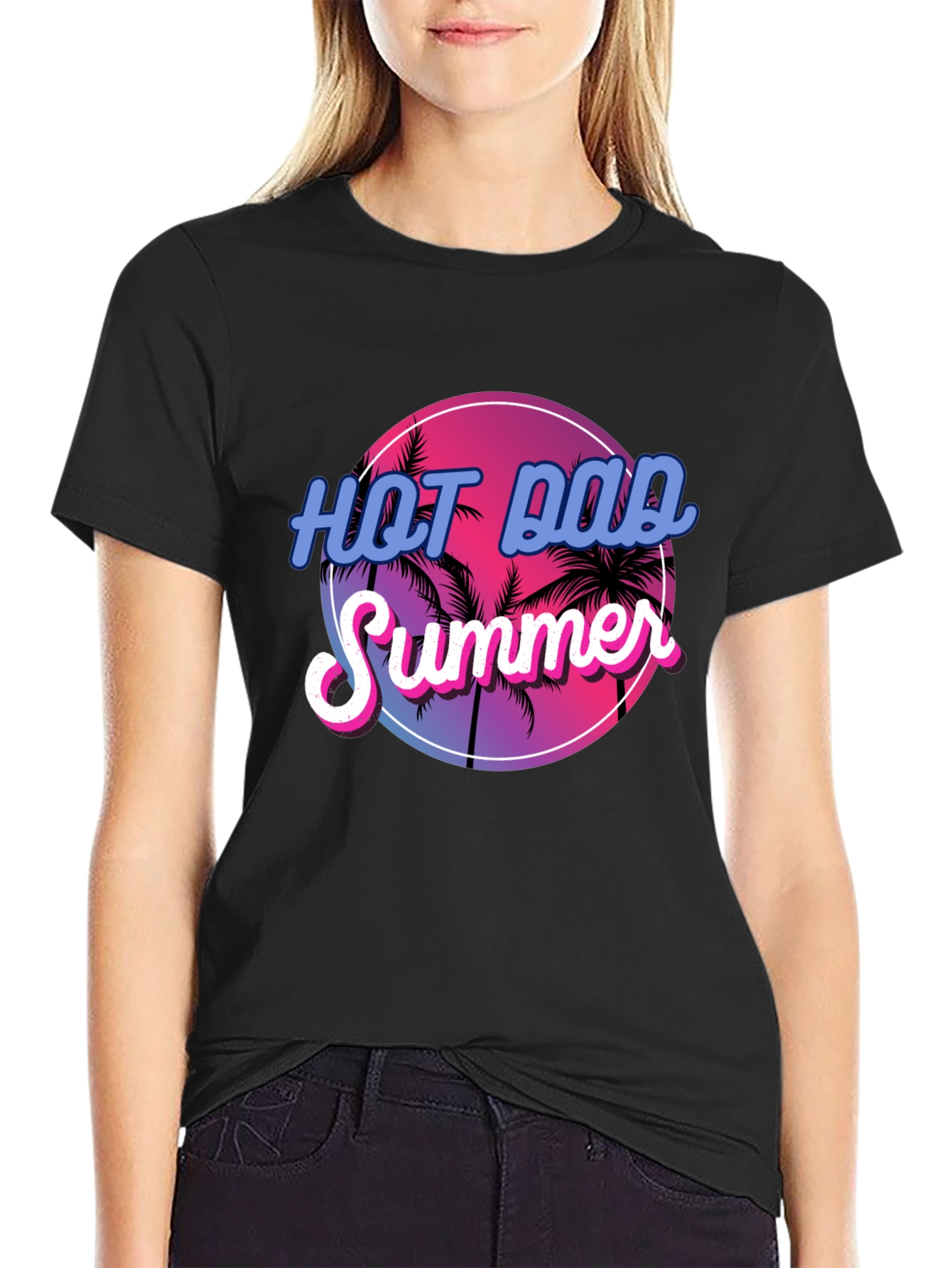 Hot Dad Summer Graphic T-Shirt