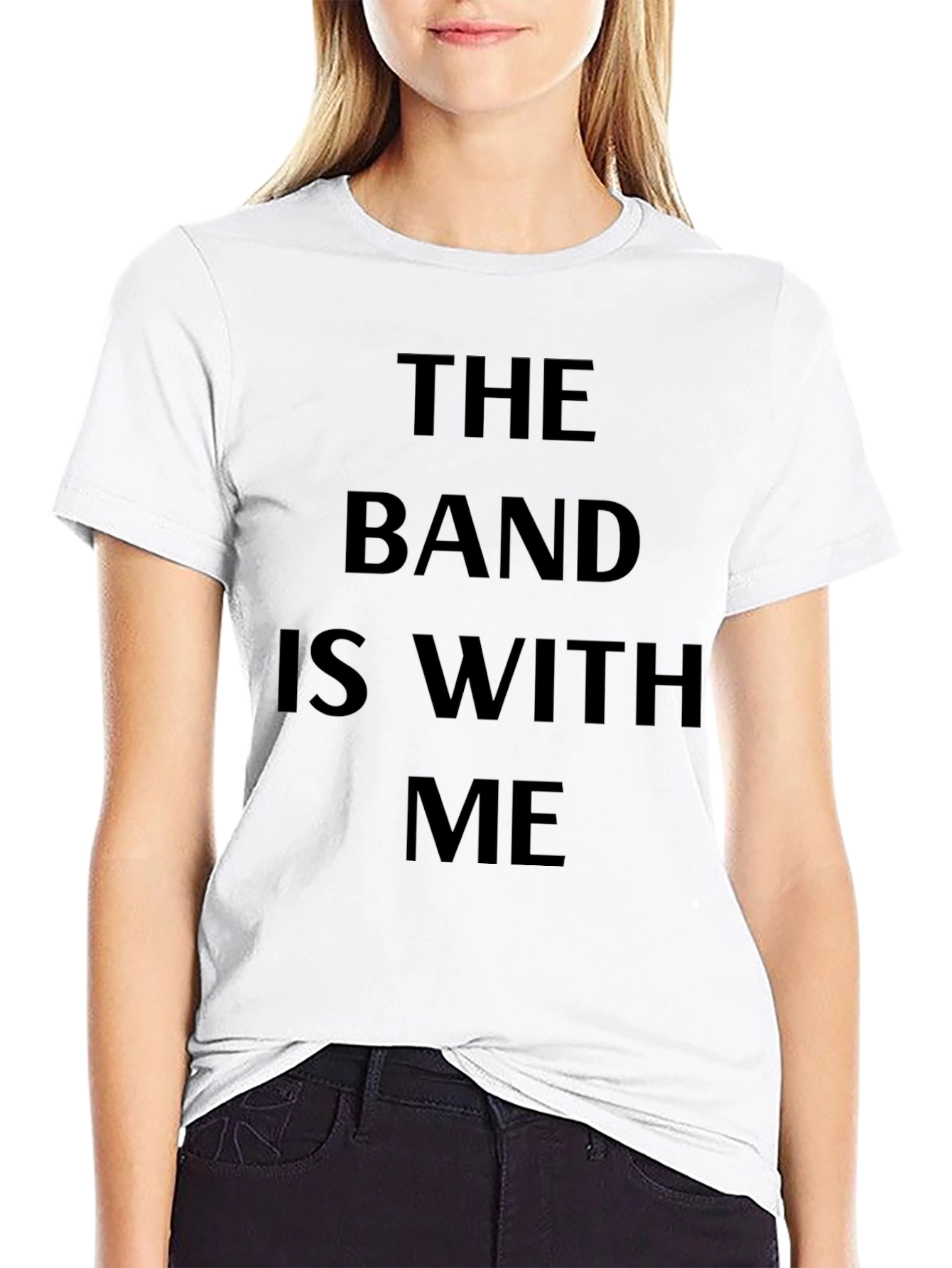 The Band Is With Me Black T-Shirt