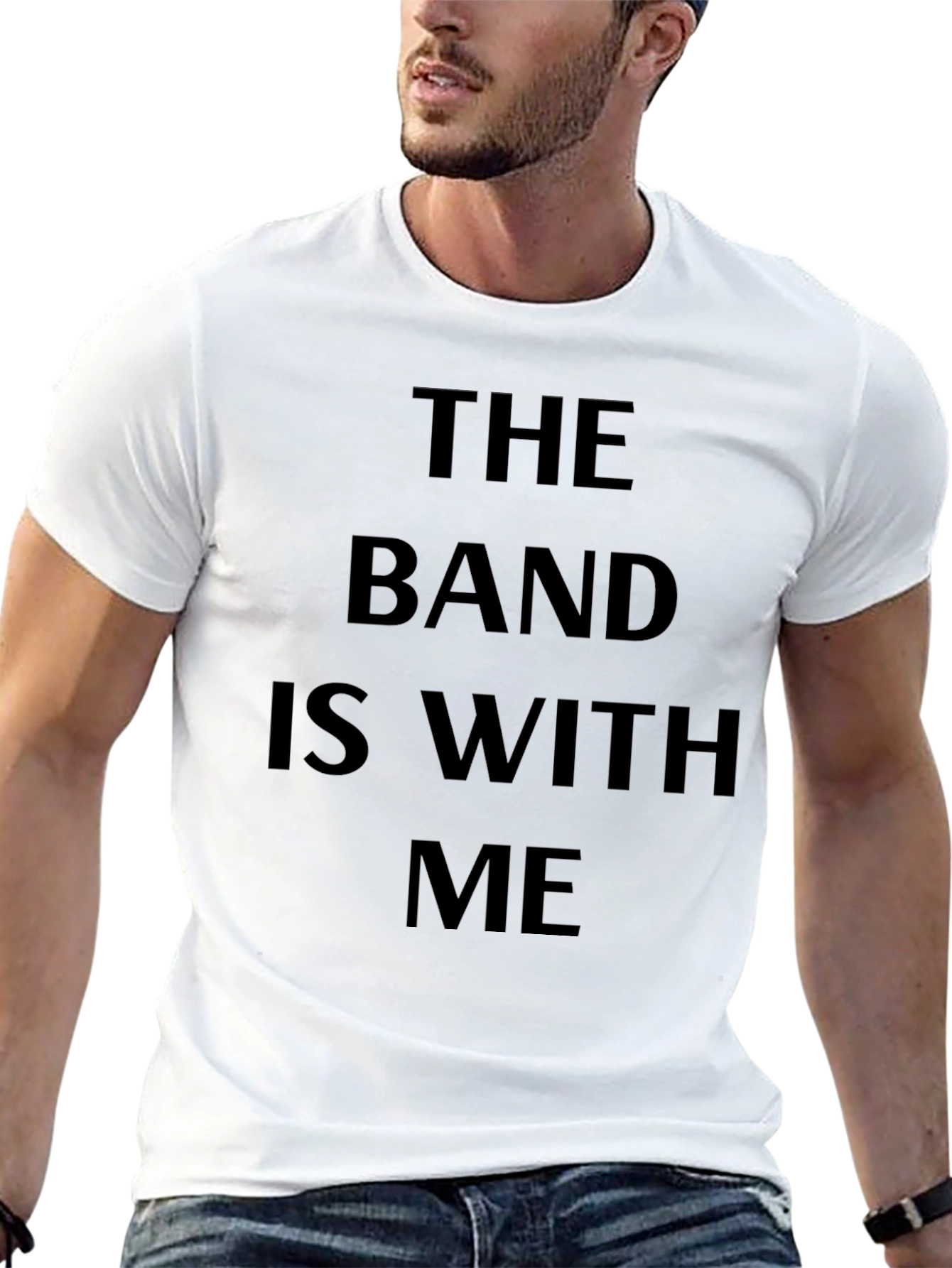 The Band Is With Me Black T-Shirt