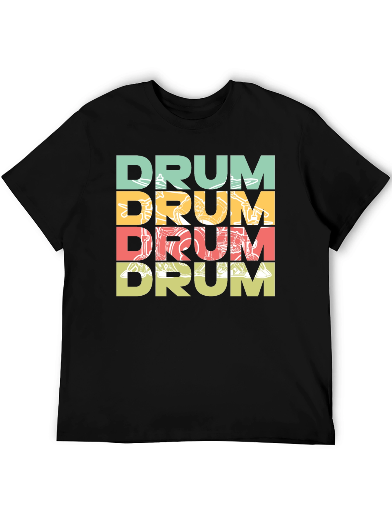 Retro Drum Kit Lover T-Shirt