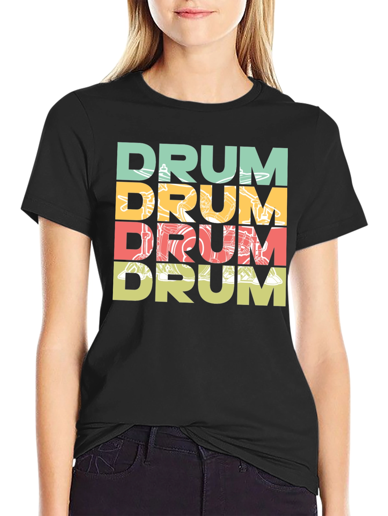 Retro Drum Kit Lover T-Shirt