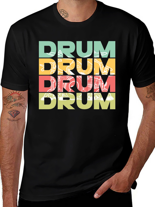 Retro Drum Kit Lover T-Shirt