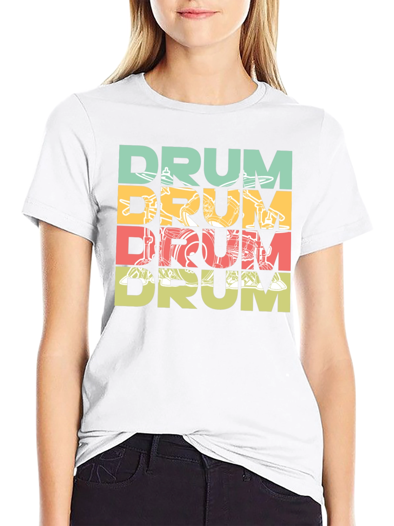 Retro Drum Kit Lover T-Shirt