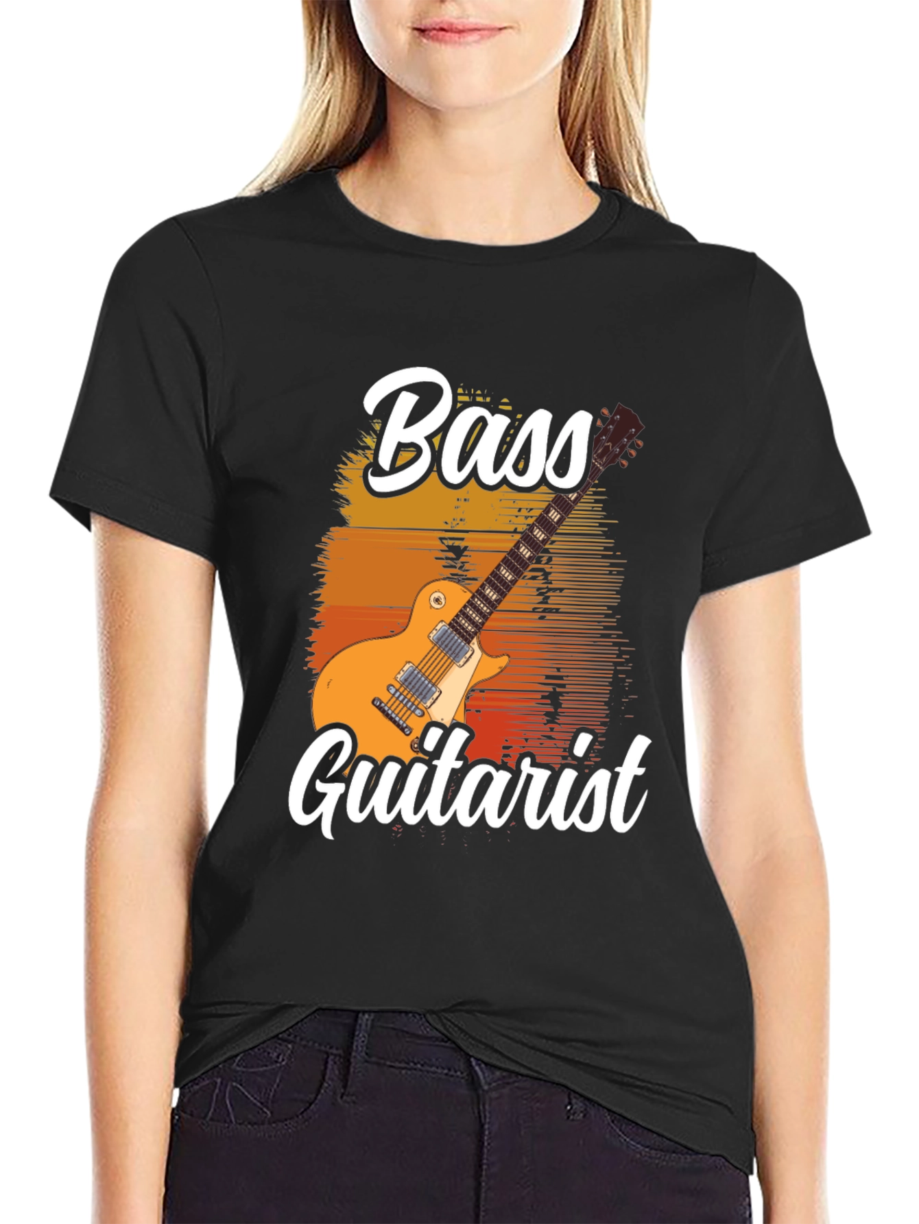 Bass Guitarist Graphic T-Shirt - Music Lover Tee