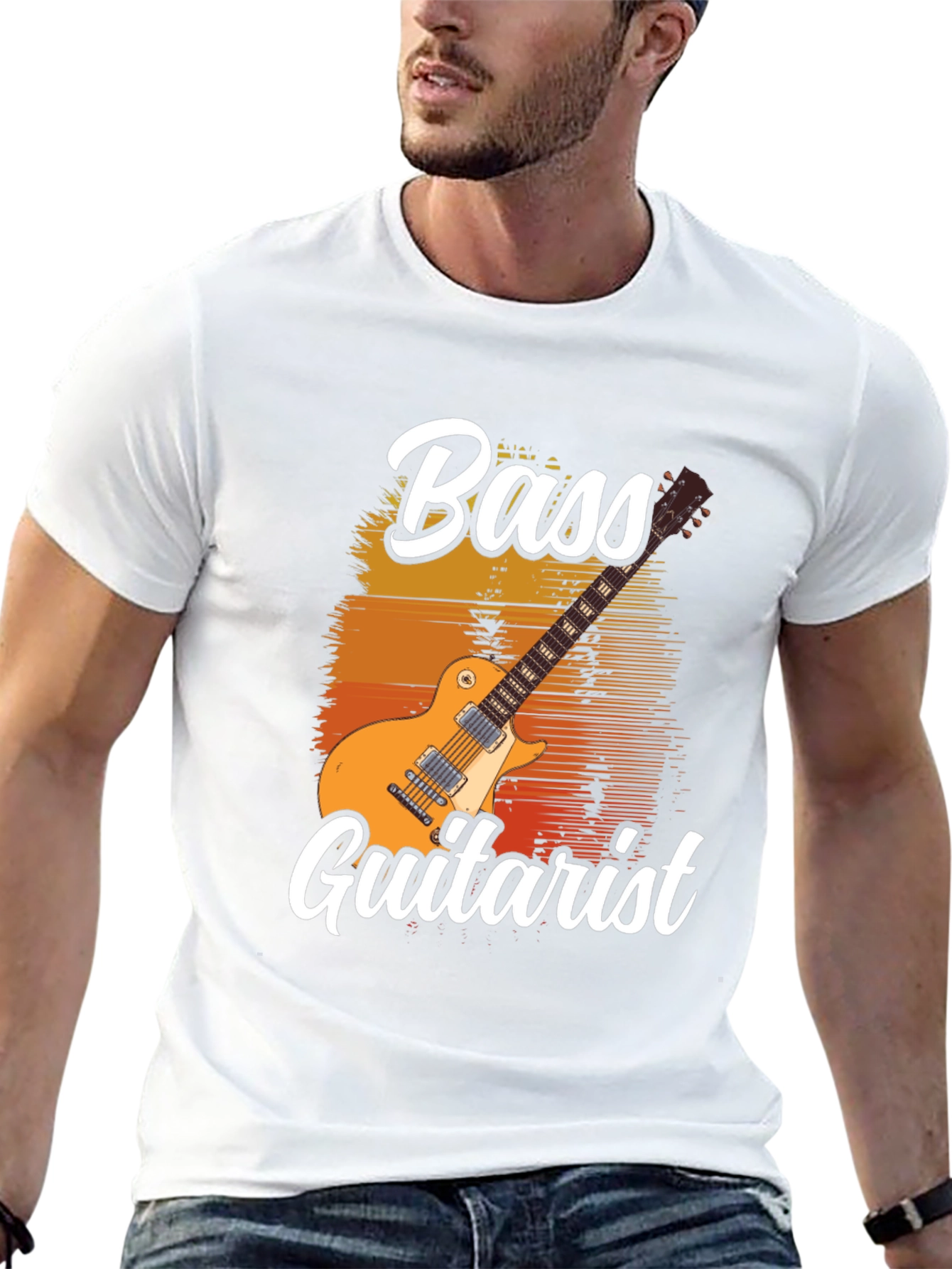 Bass Guitarist Graphic T-Shirt - Music Lover Tee