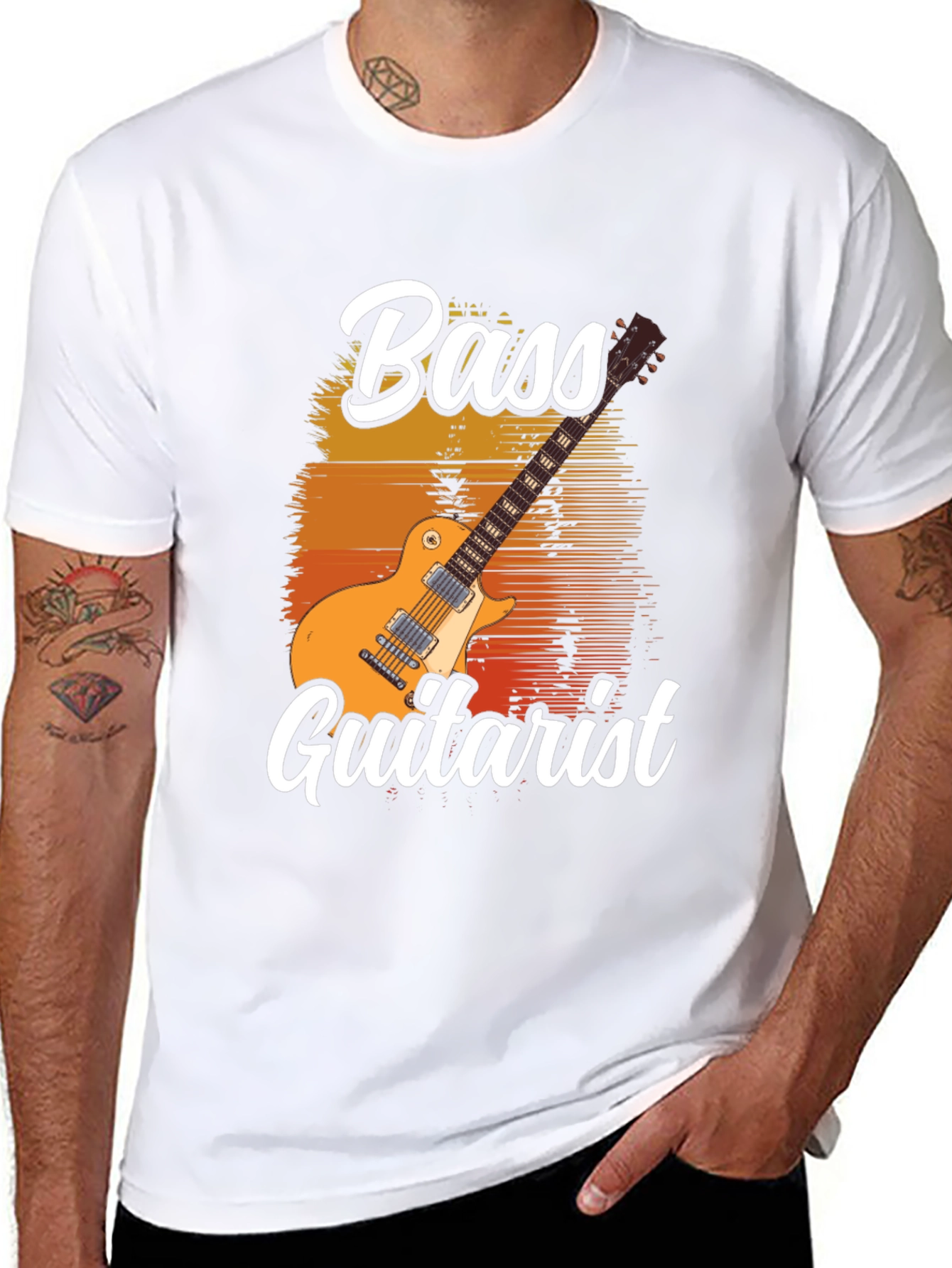 Bass Guitarist Graphic T-Shirt - Music Lover Tee