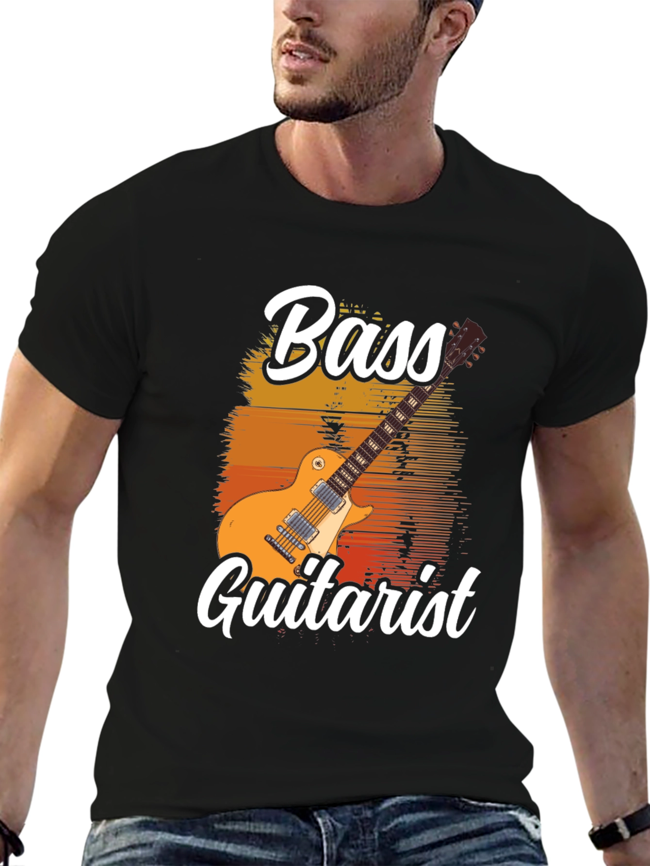 Bass Guitarist Graphic T-Shirt - Music Lover Tee