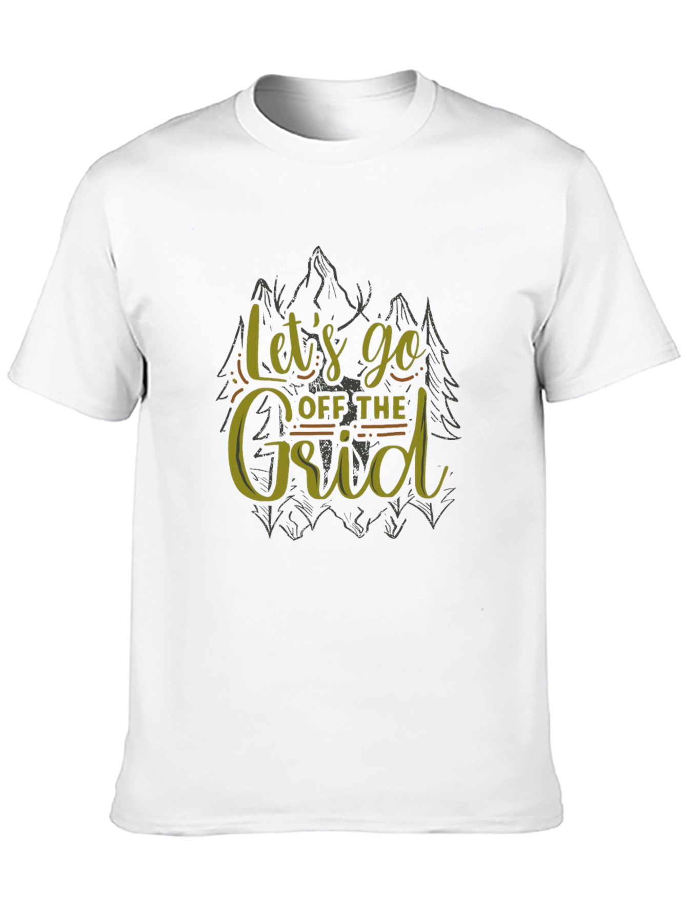 Lets Go Off The Grid Black T-Shirt