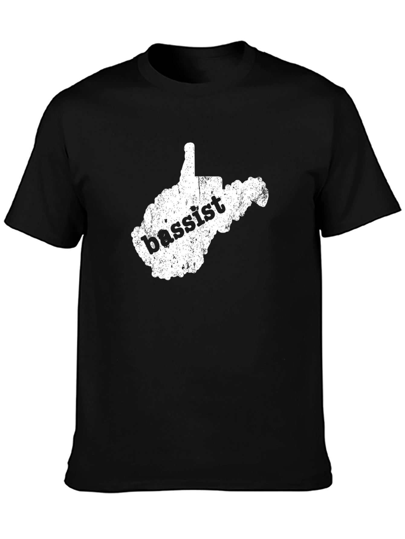 West Virginia Bassist Black T-Shirt