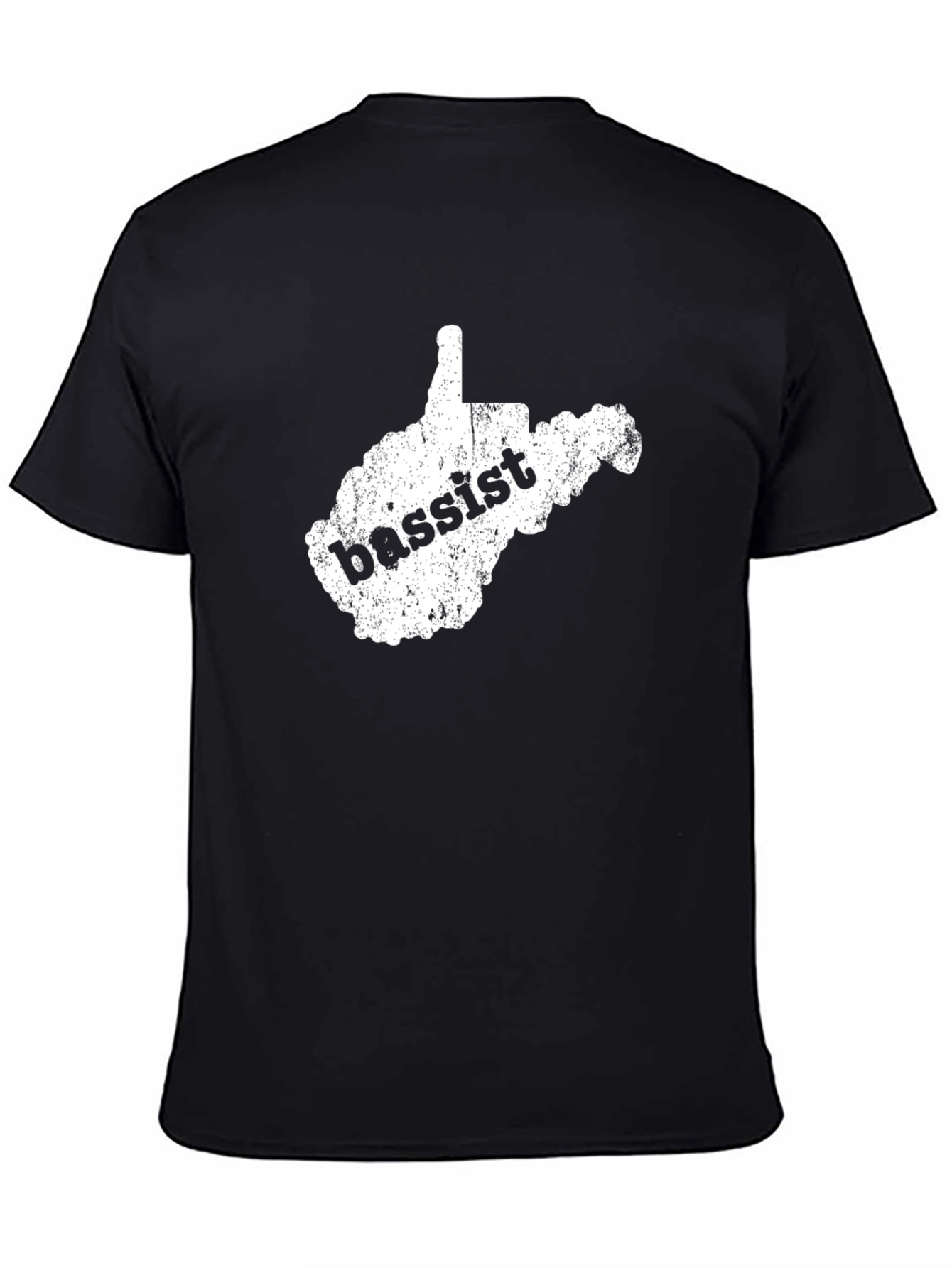 West Virginia Bassist Black T-Shirt