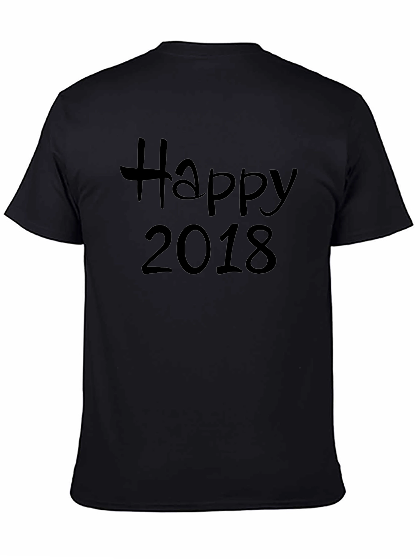 Happy 2018 Black T-Shirt
