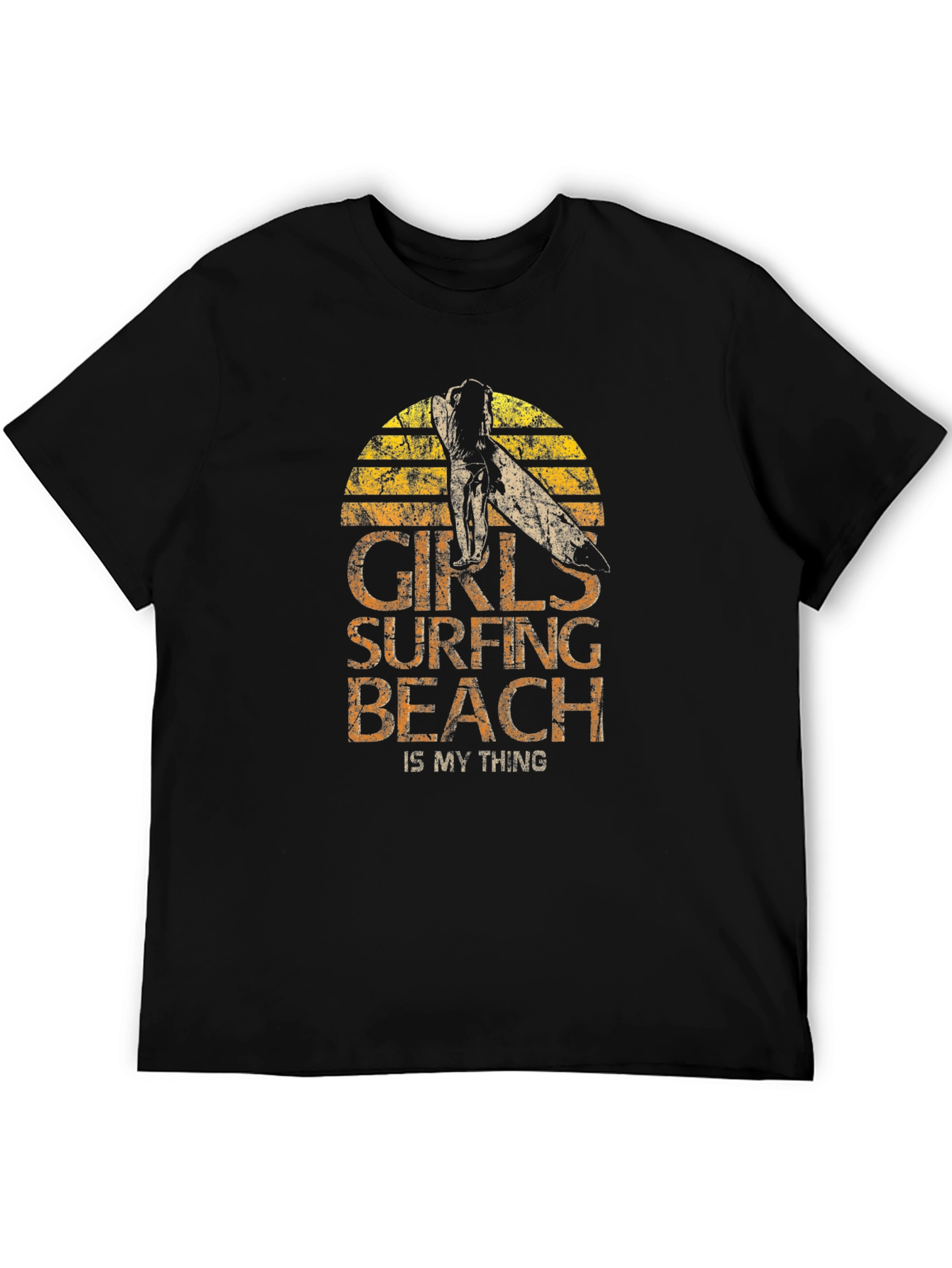 Girls Surfing Beach T-Shirt