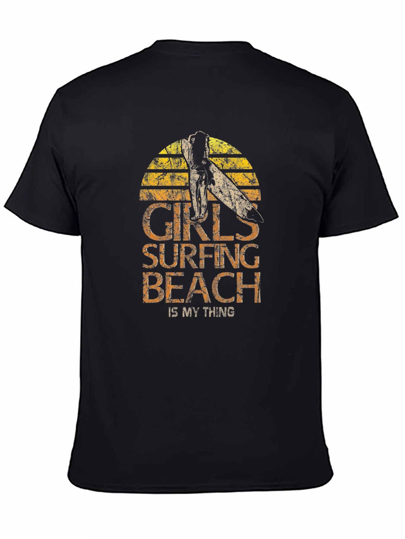 Girls Surfing Beach T-Shirt
