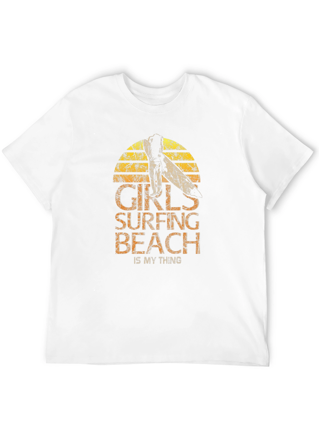 Girls Surfing Beach T-Shirt