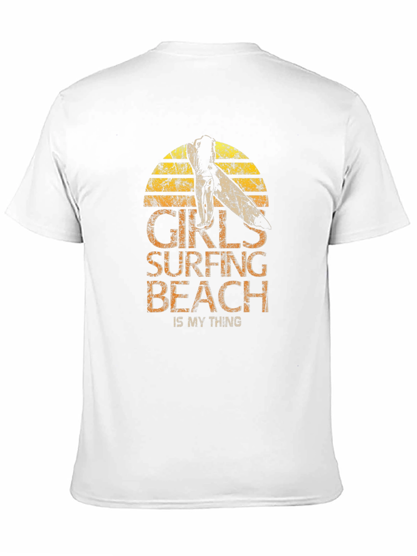 Girls Surfing Beach T-Shirt