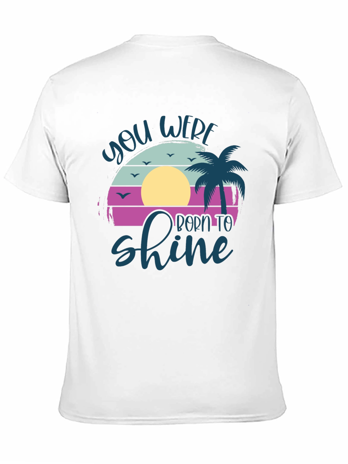 You Were Born to Shine Black Graphic Tee
