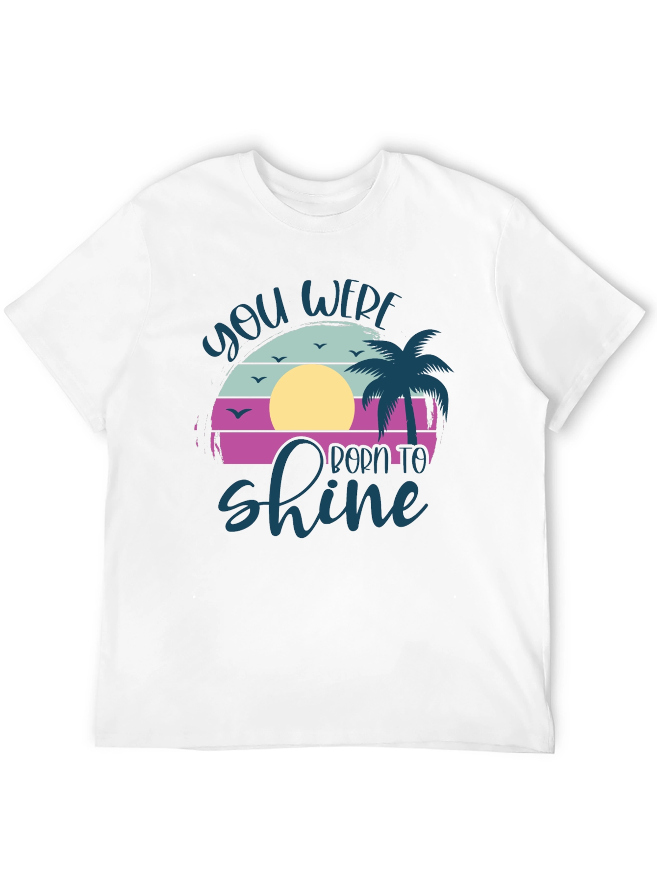You Were Born to Shine Black Graphic Tee