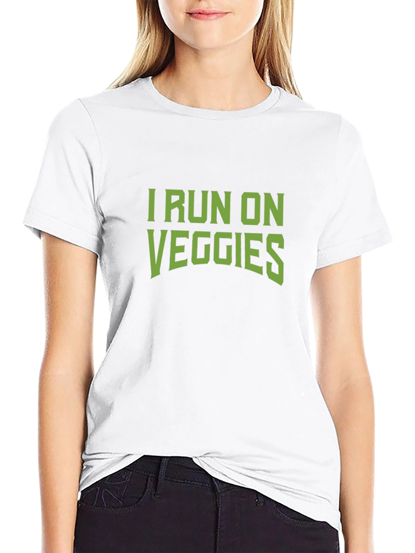 I Run on Veggies Graphic T-Shirt