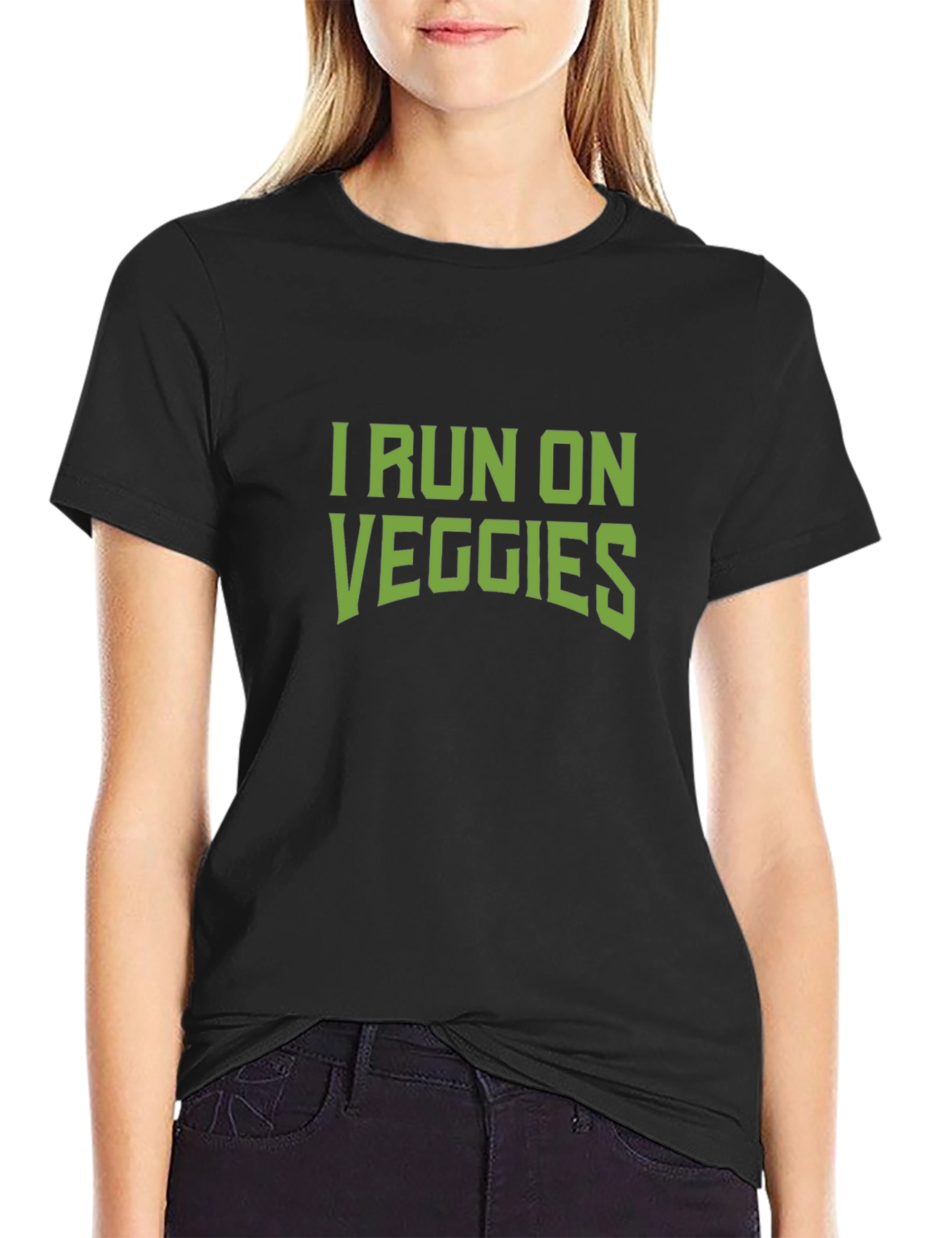 I Run on Veggies Graphic T-Shirt