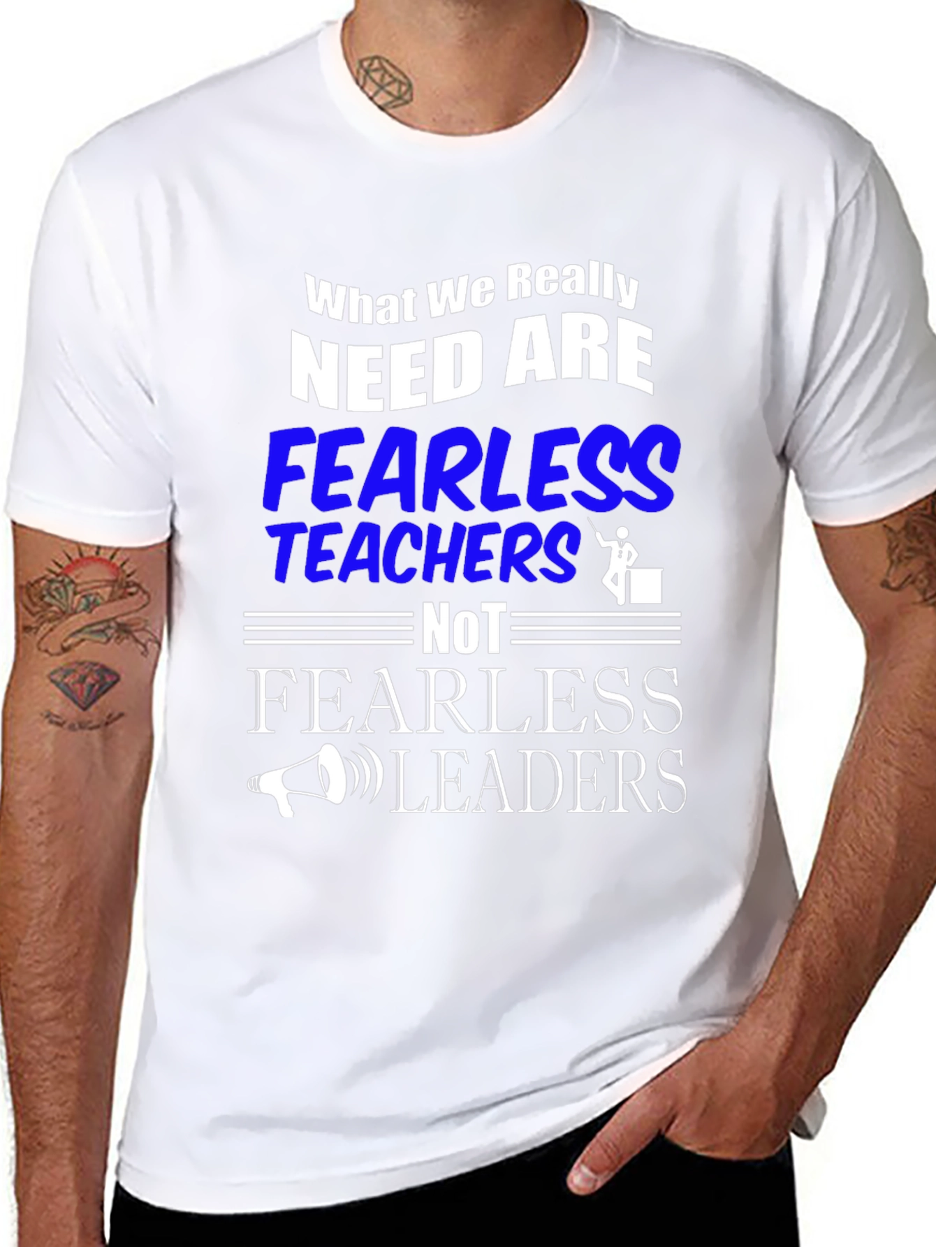 Fearless Teachers T-Shirt - Education Apparel