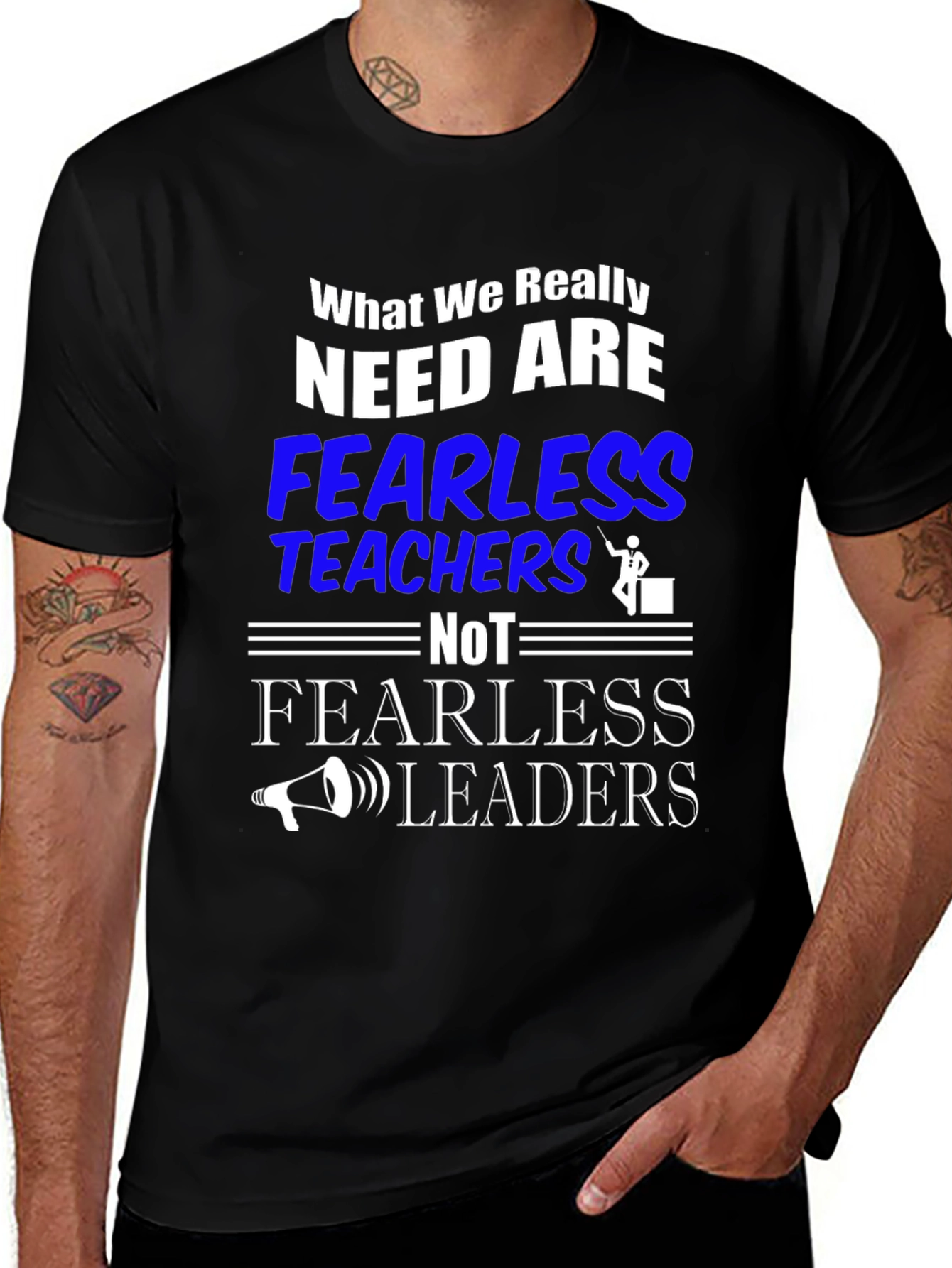 Fearless Teachers T-Shirt - Education Apparel