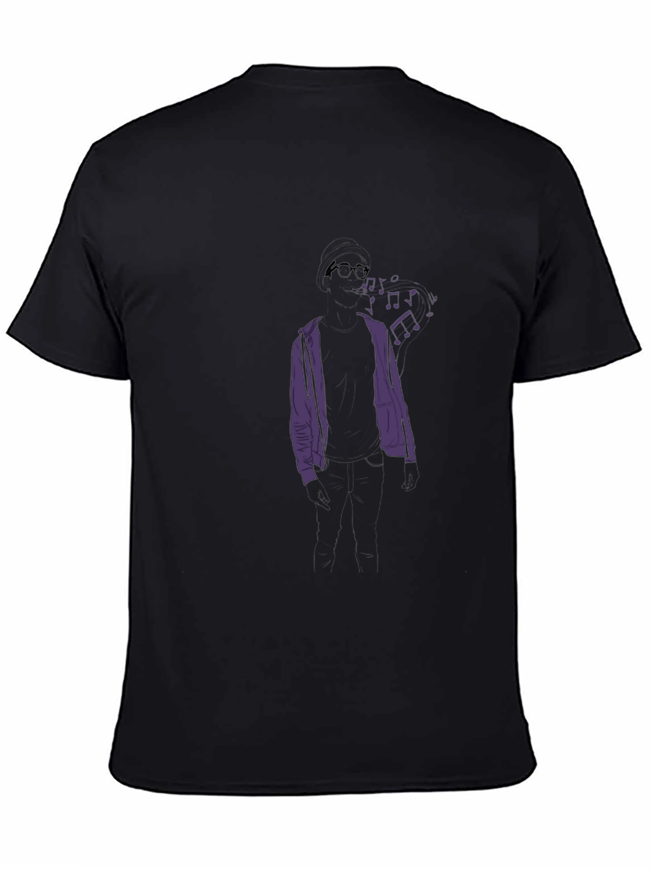 Musical Mind T-Shirt - Black Cotton Tee