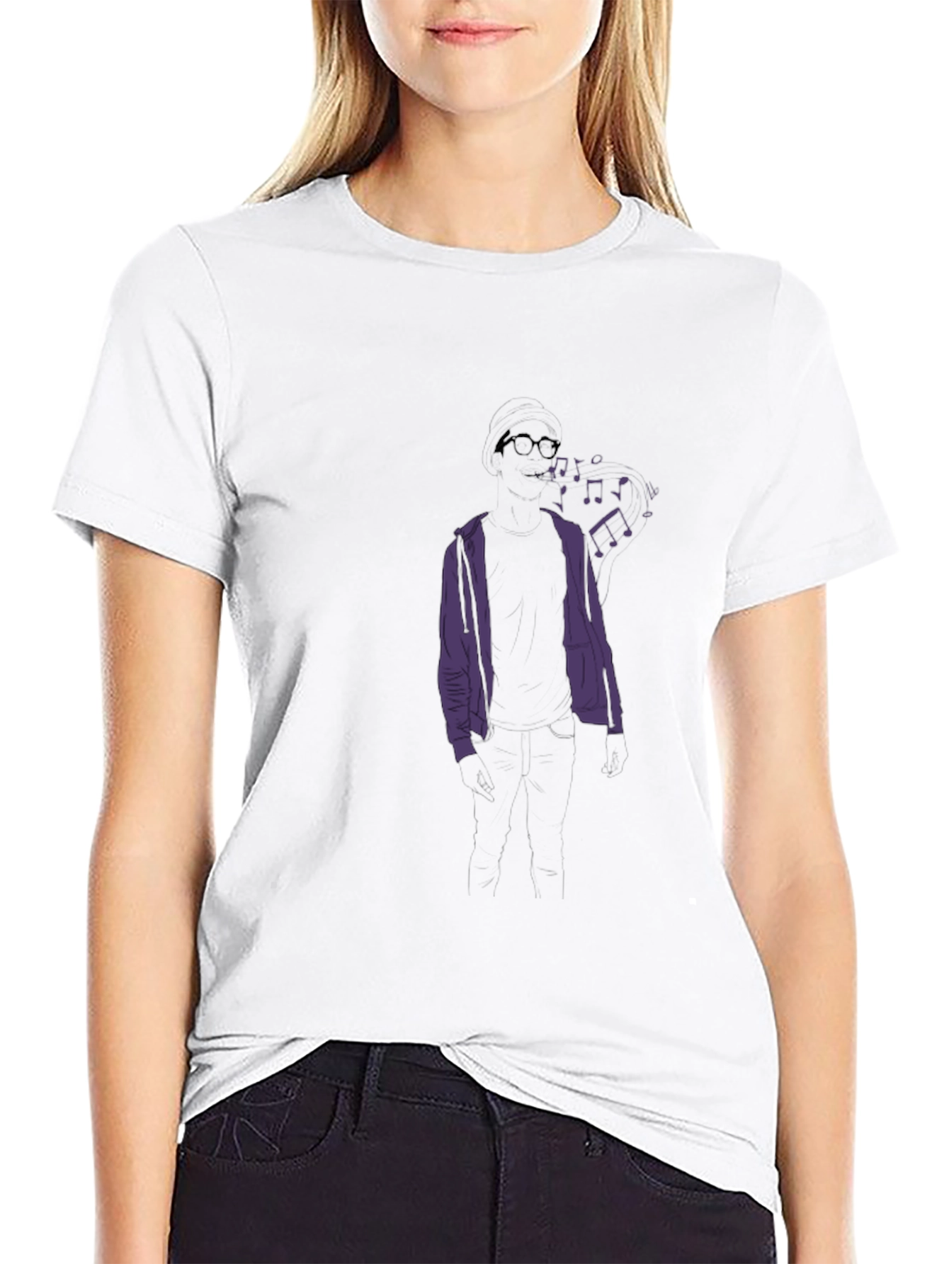 Musical Mind T-Shirt - Black Cotton Tee