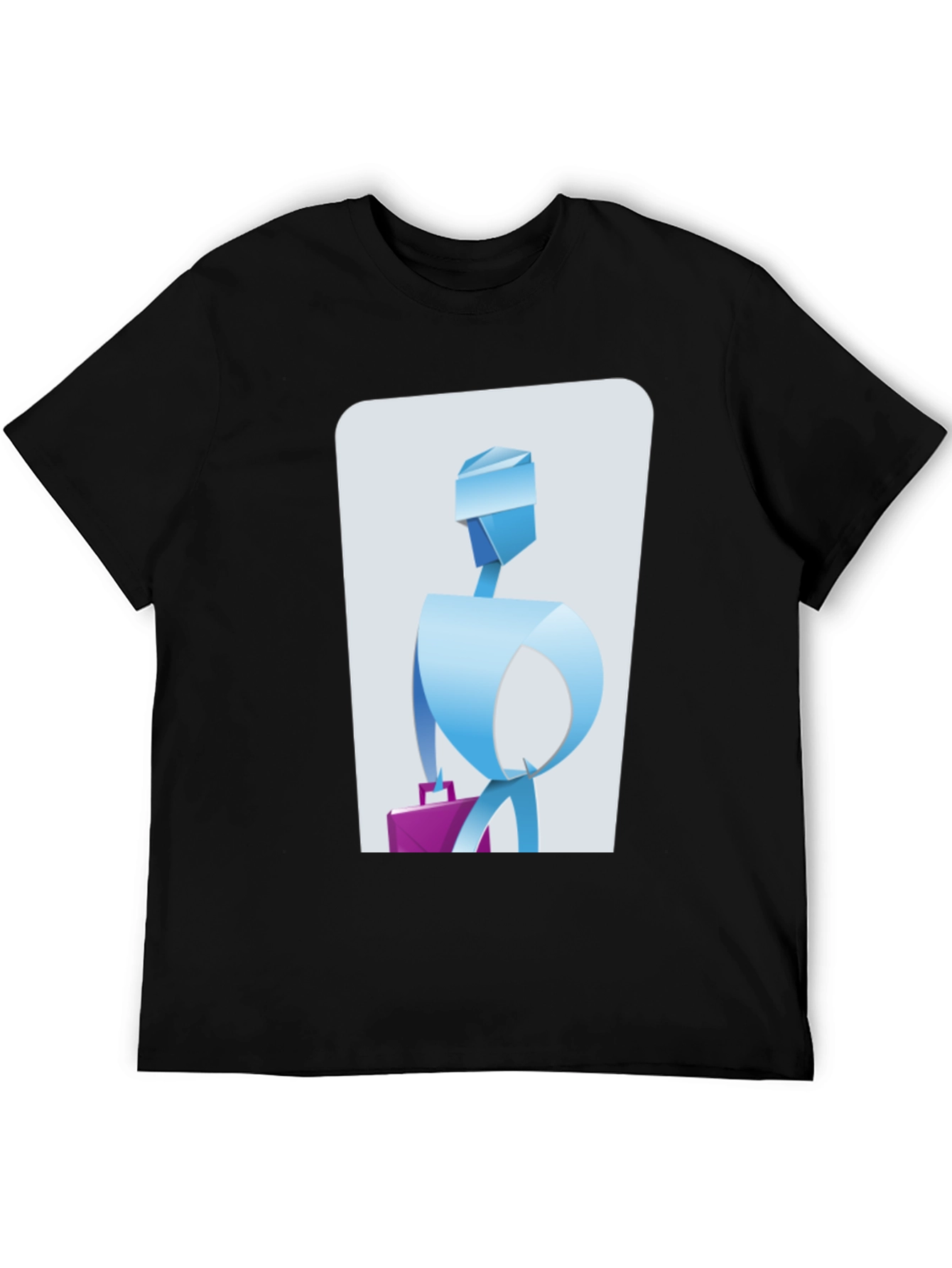 Abstract Business T-Shirt - Unique Graphic Tee