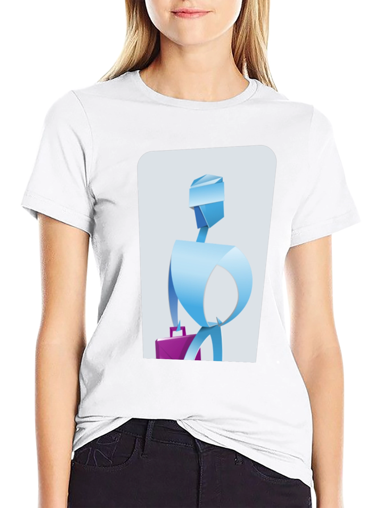 Abstract Business T-Shirt - Unique Graphic Tee