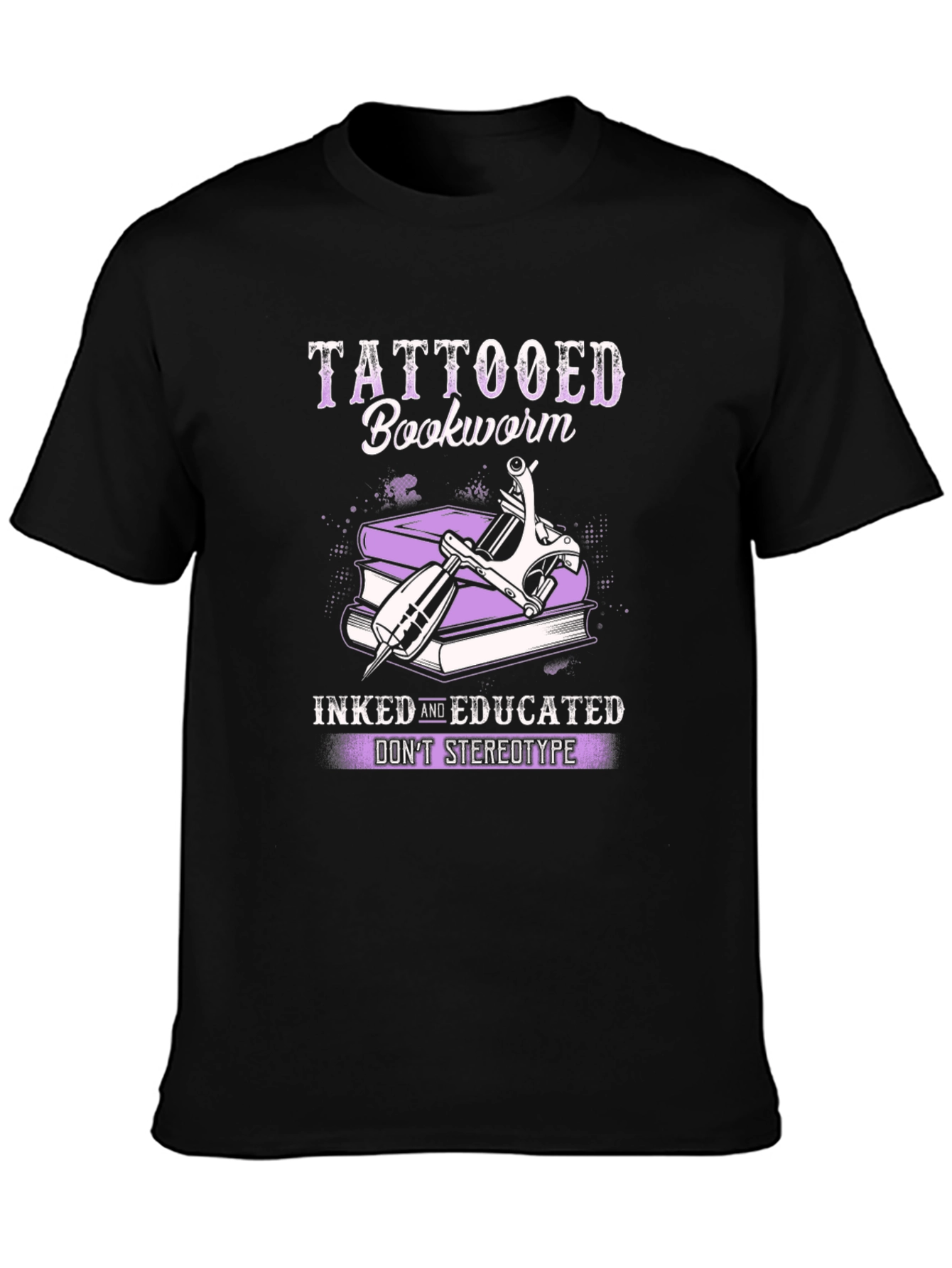Tattooed Bookworm T-Shirt - Inked and Educated