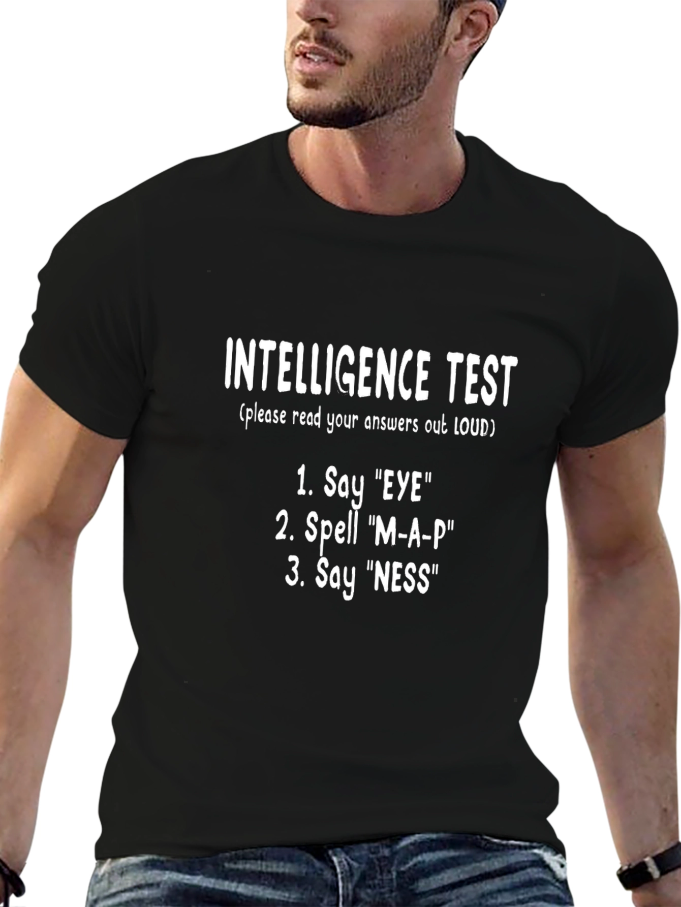 Intelligence Test T-Shirt - Funny Joke Tee