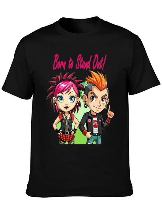 Born to Stand Out! Punk Rock T-Shirt