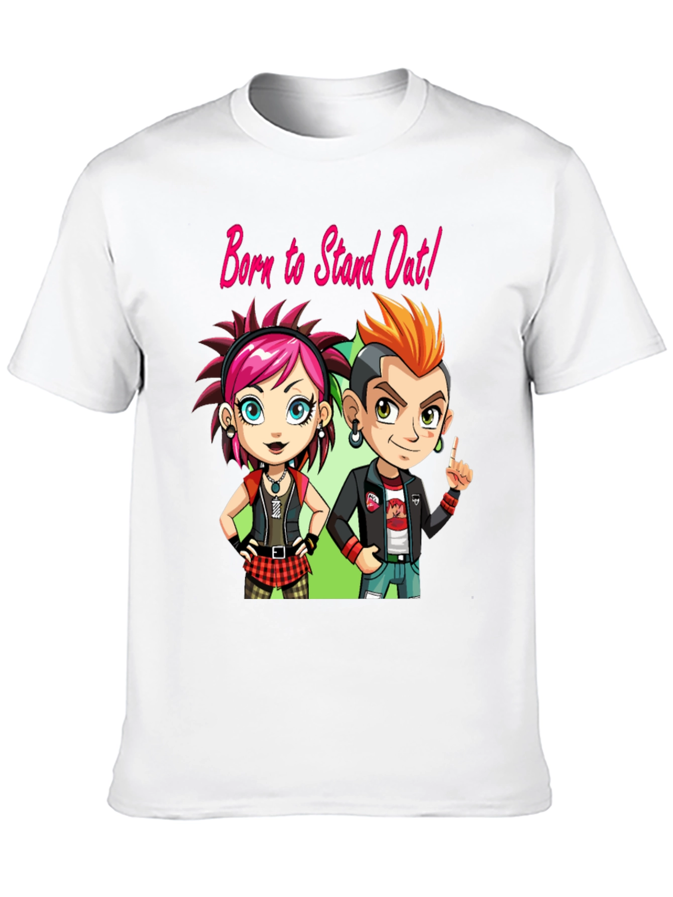 Born to Stand Out! Punk Rock T-Shirt