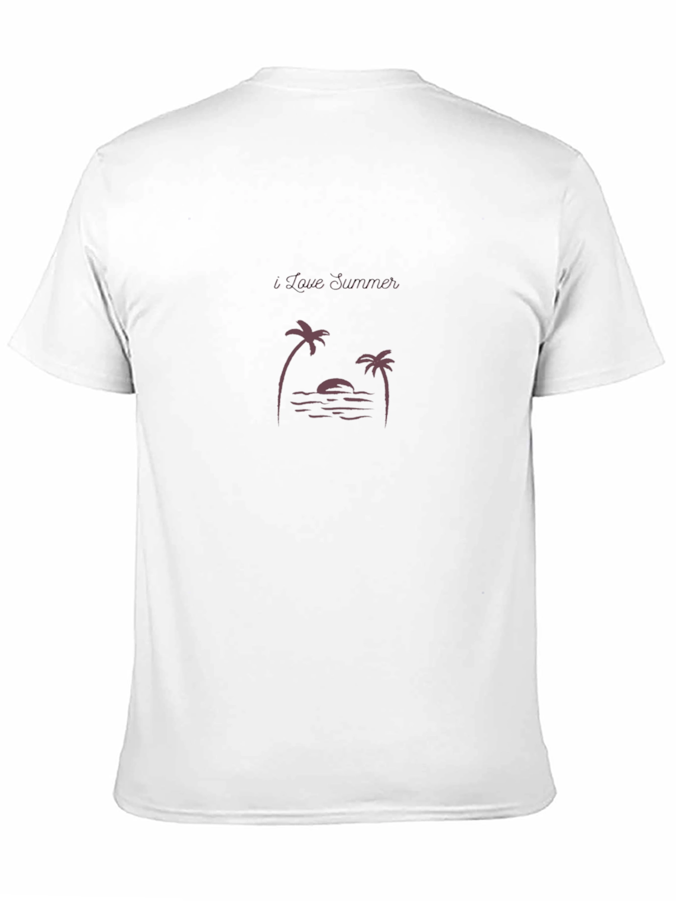 I Love Summer Black Graphic Tee